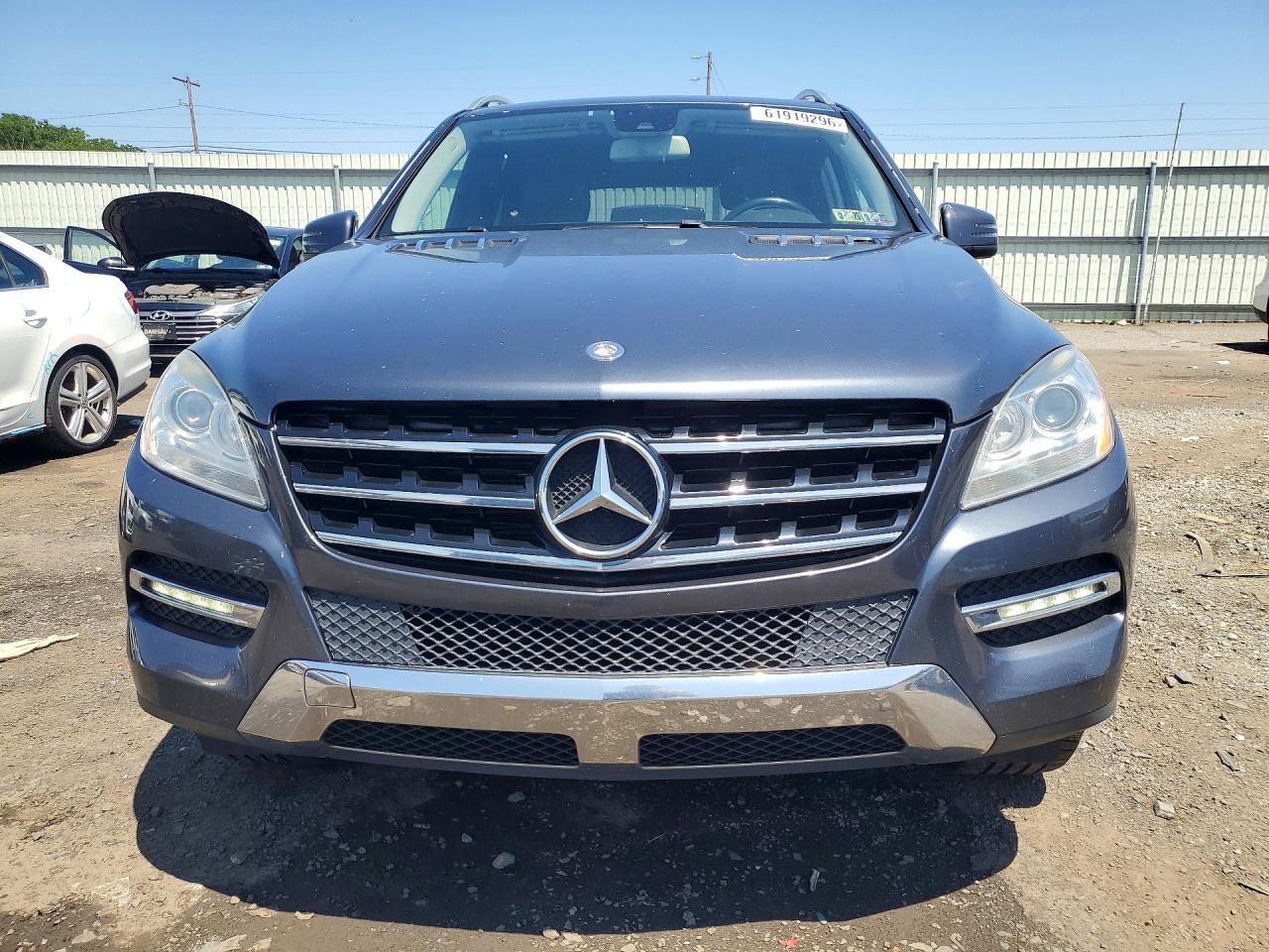 2013 Mercedes-benz Ml 350 4matic Gray vin: 4JGDA5HB6DA123461