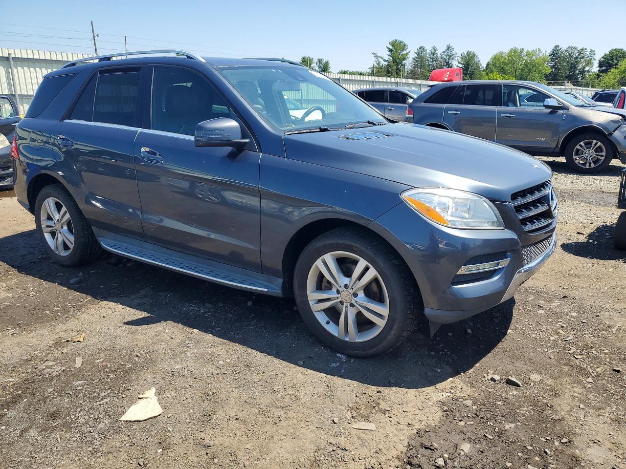 2013 Mercedes-benz Ml 350 4matic Gray vin: 4JGDA5HB6DA123461