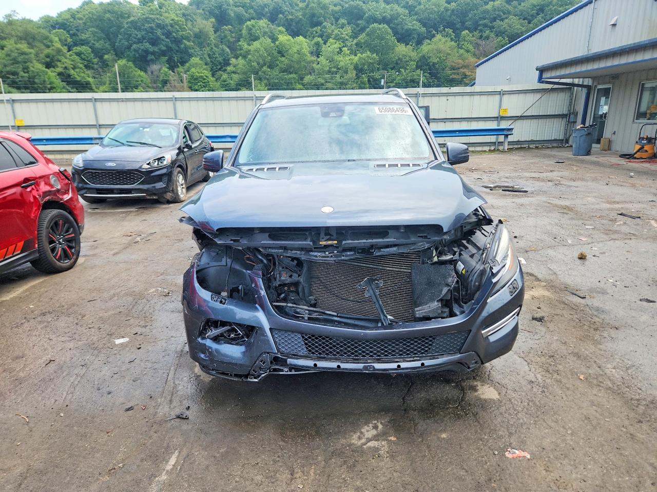 2013 Mercedes-benz Ml 350 4matic Blue vin: 4JGDA5HB6DA142415