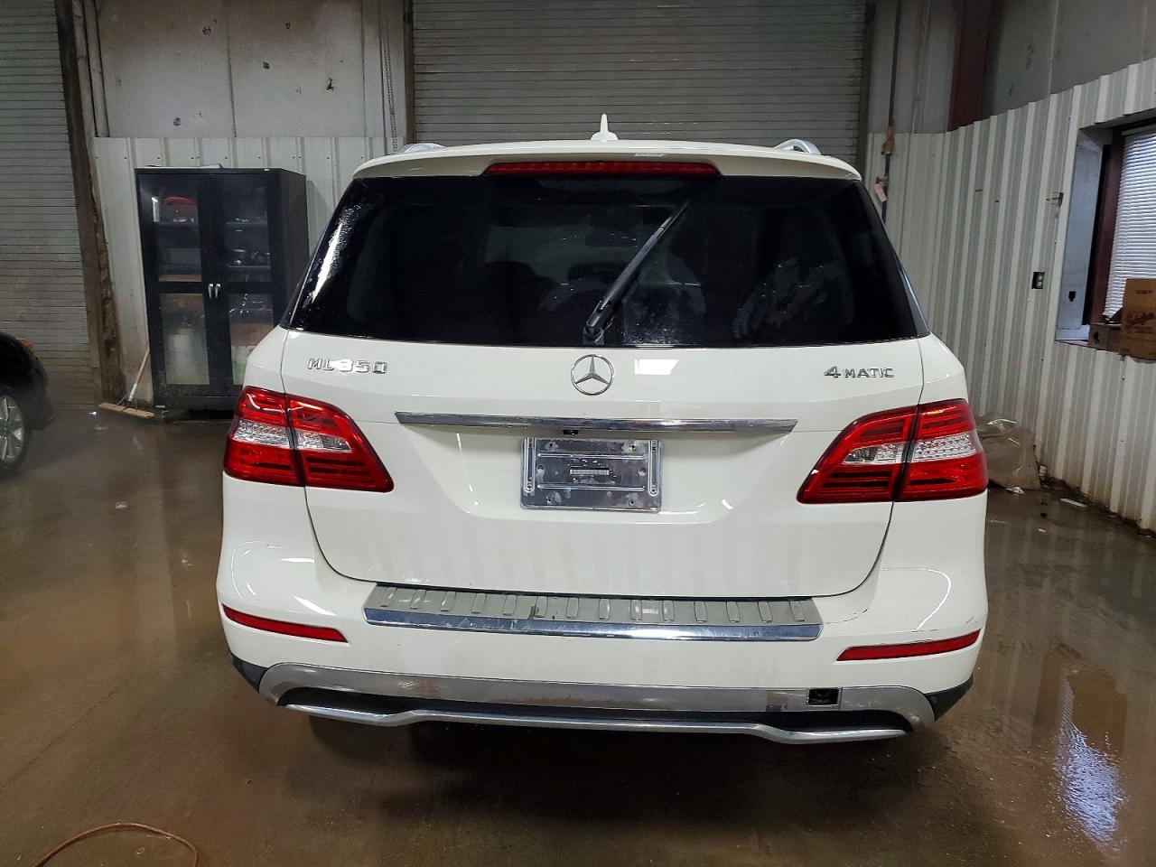 2013 Mercedes-benz Ml 350 4matic White vin: 4JGDA5HB6DA142706