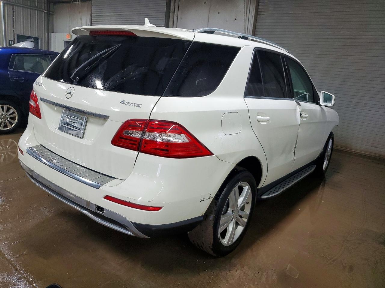 2013 Mercedes-benz Ml 350 4matic White vin: 4JGDA5HB6DA142706