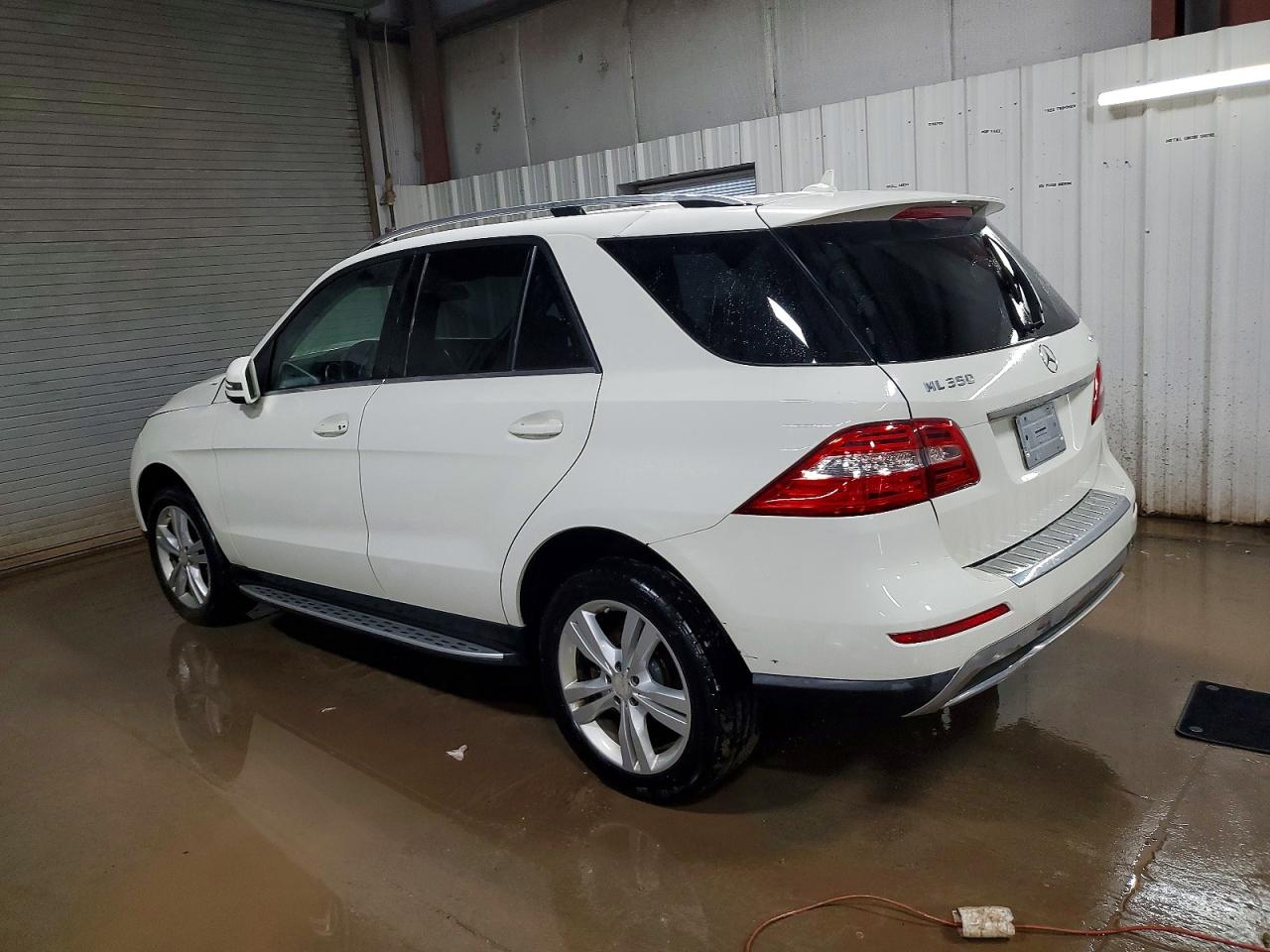 2013 Mercedes-benz Ml 350 4matic White vin: 4JGDA5HB6DA142706