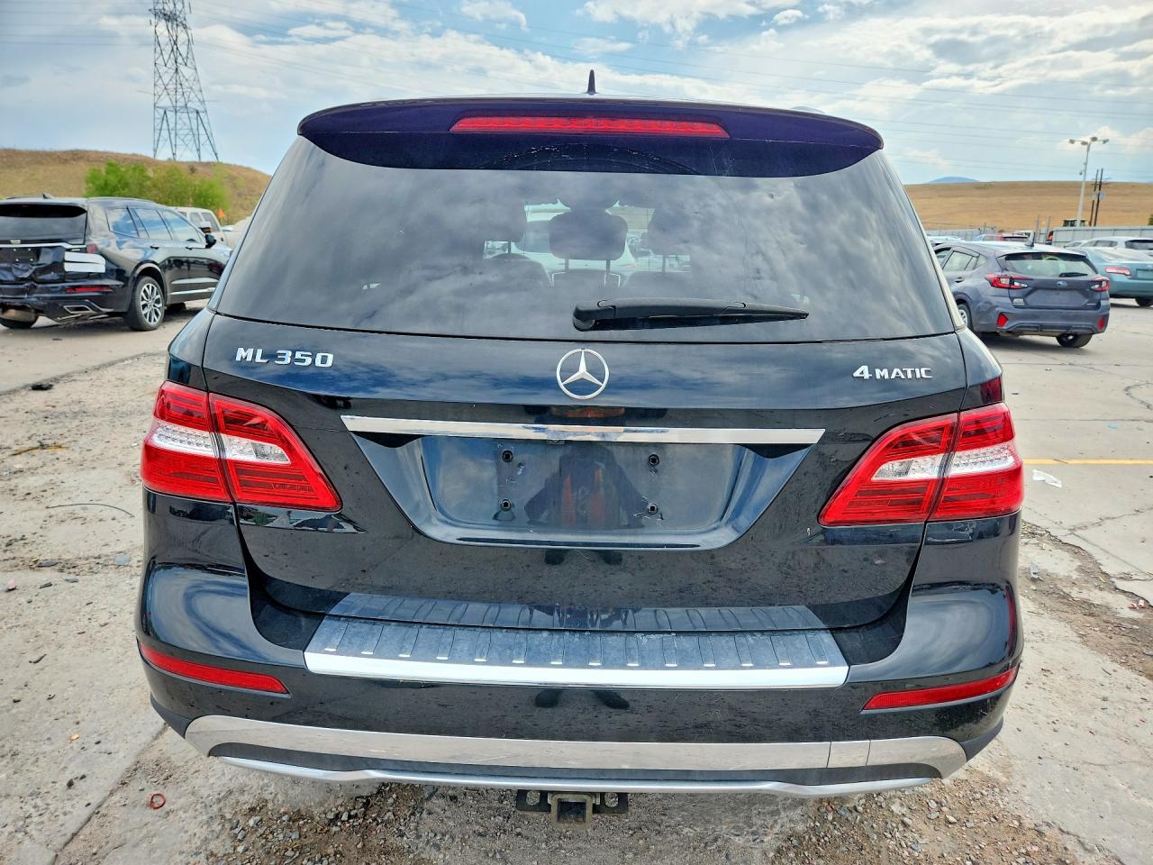 2013 Mercedes-benz Ml 350 4matic Black vin: 4JGDA5HB6DA177374