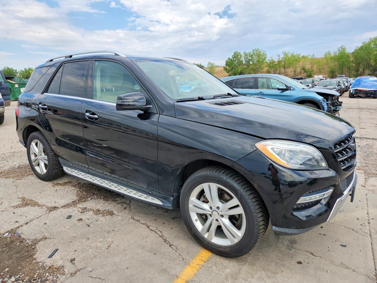 2013 Mercedes-benz Ml 350 4matic Black vin: 4JGDA5HB6DA177374