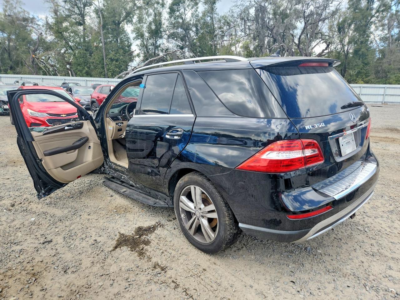 2013 Mercedes-benz Ml 350 4matic Black vin: 4JGDA5HB6DA213189