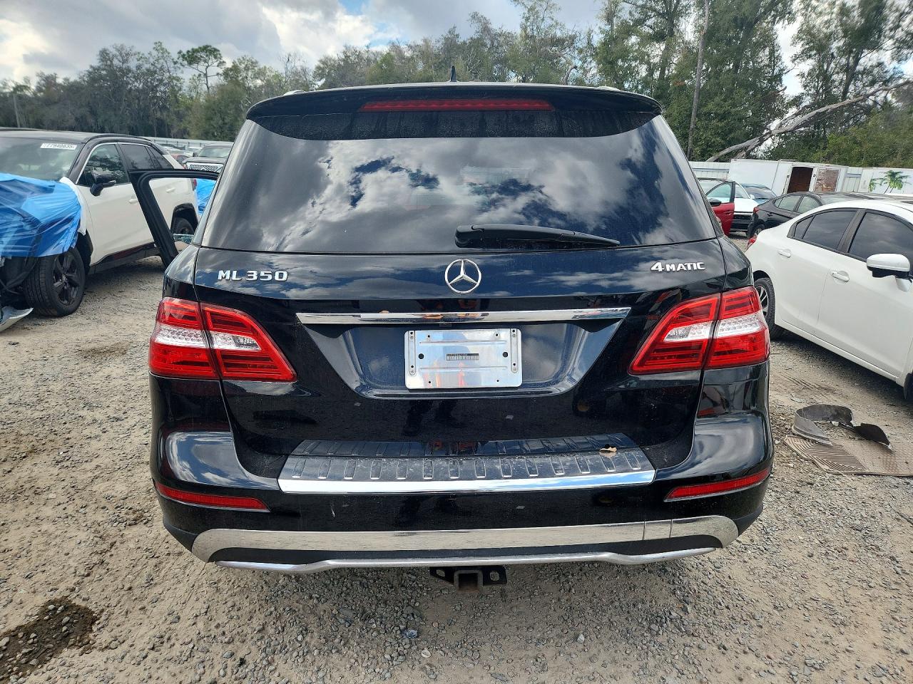 2013 Mercedes-benz Ml 350 4matic Black vin: 4JGDA5HB6DA213189