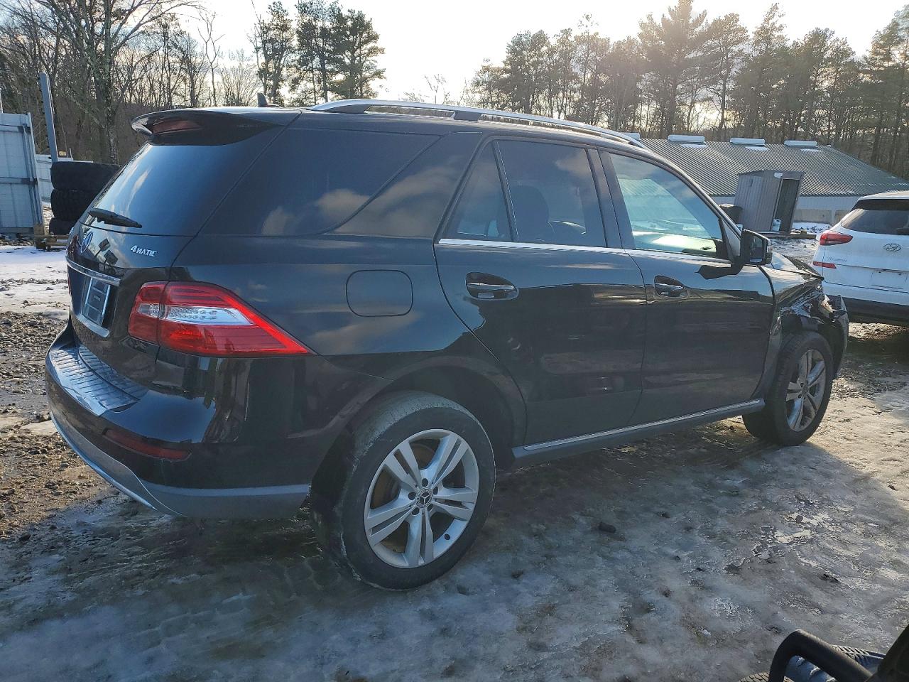 2014 Mercedes-benz Ml 350 4matic Black vin: 4JGDA5HB6EA275533