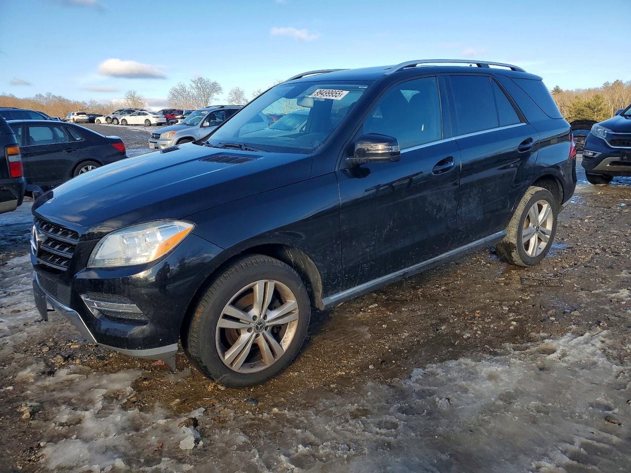 2014 Mercedes-benz Ml 350 4matic Black vin: 4JGDA5HB6EA275533