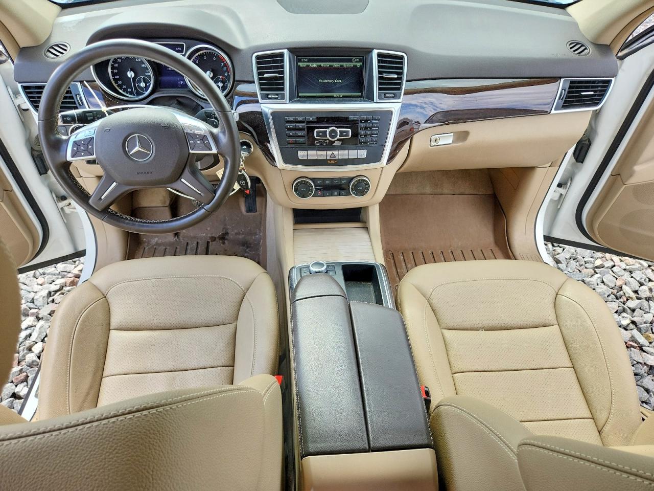 2014 Mercedes-benz Ml 350 4matic White vin: 4JGDA5HB6EA286709