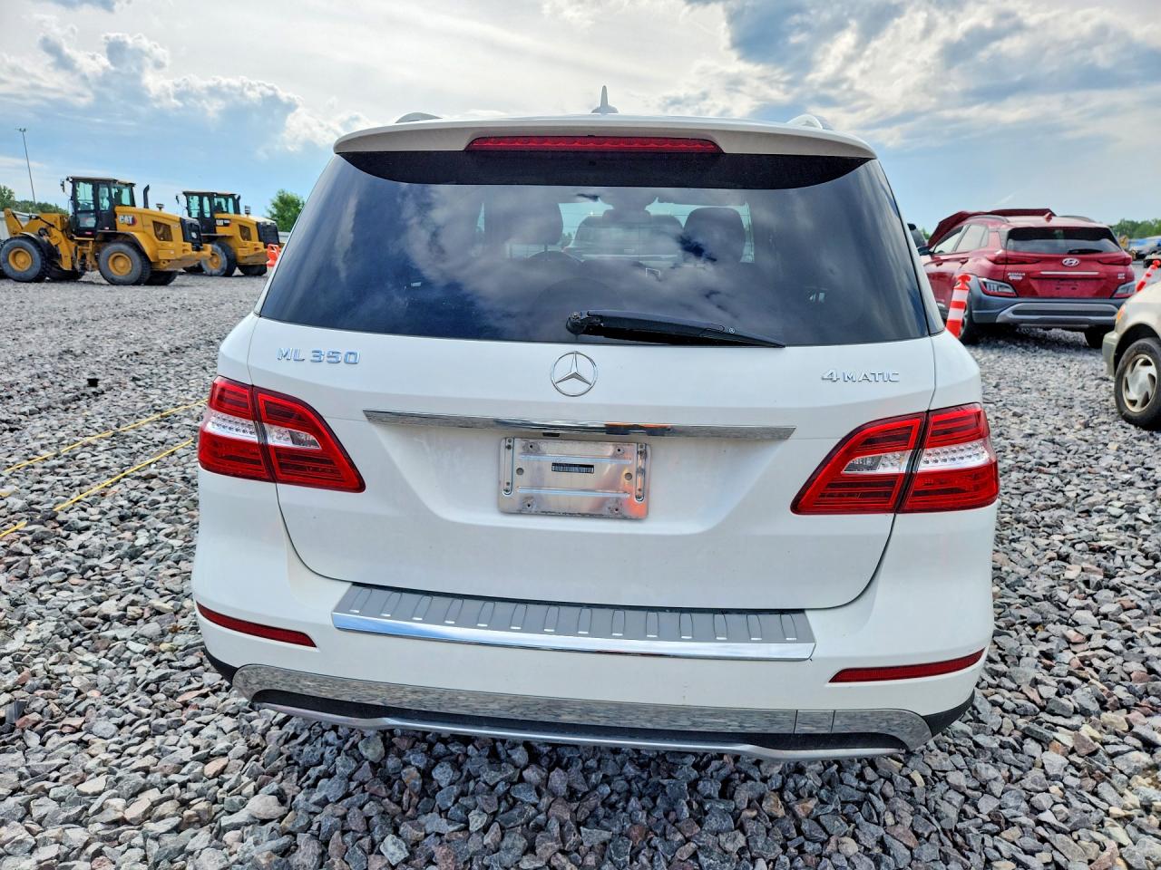 2014 Mercedes-benz Ml 350 4matic White vin: 4JGDA5HB6EA286709