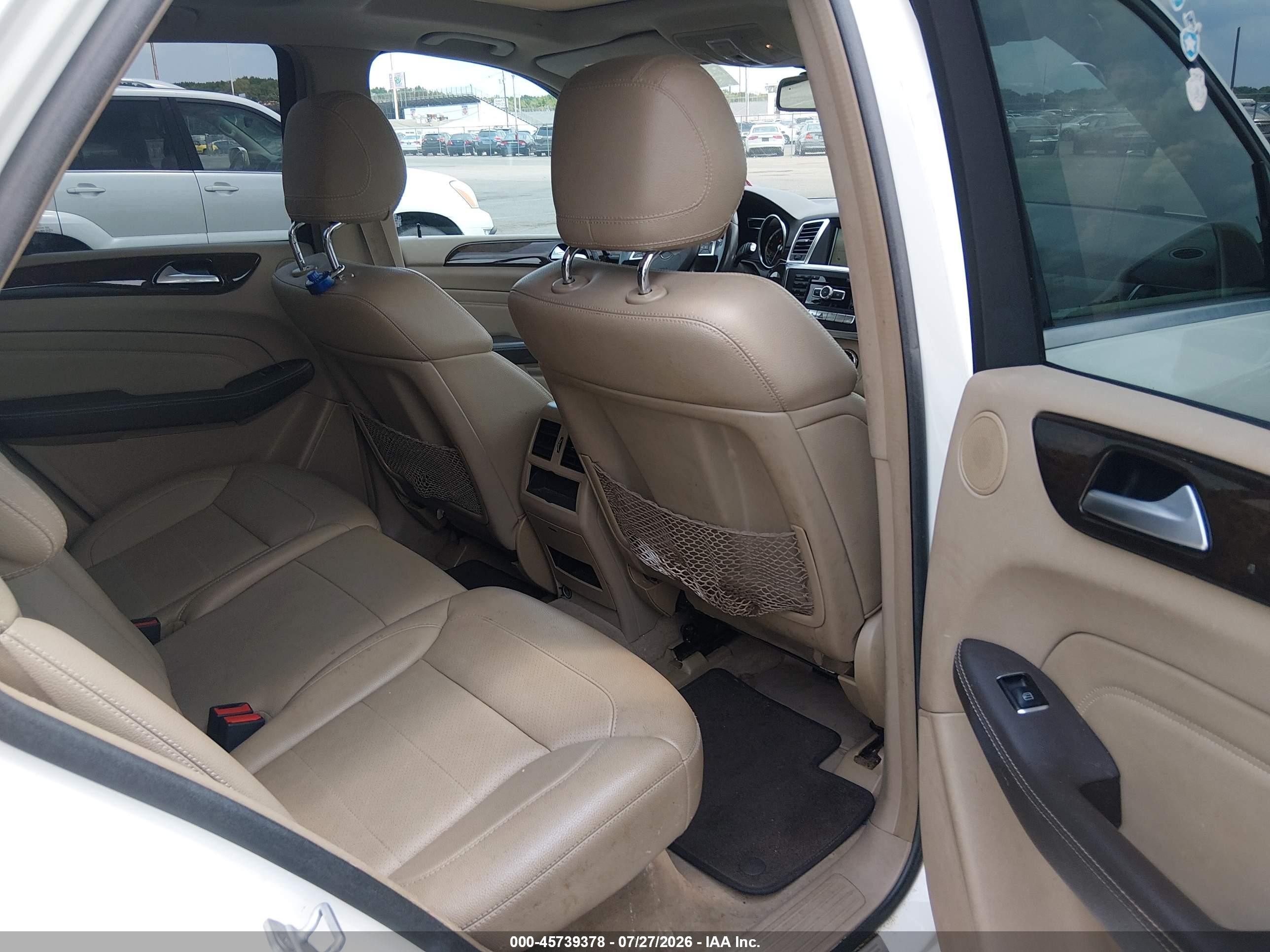 2014 Mercedes-benz Ml 350 4matic Белый vin: 4JGDA5HB6EA312287