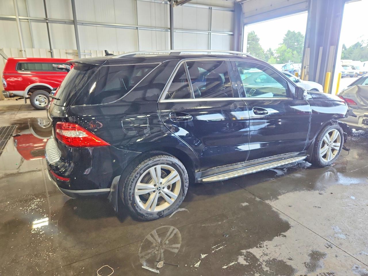 2014 Mercedes-benz Ml 350 4matic Black vin: 4JGDA5HB6EA330739