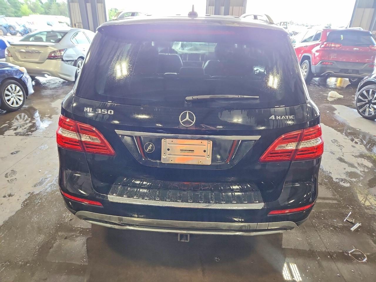 2014 Mercedes-benz Ml 350 4matic Black vin: 4JGDA5HB6EA330739
