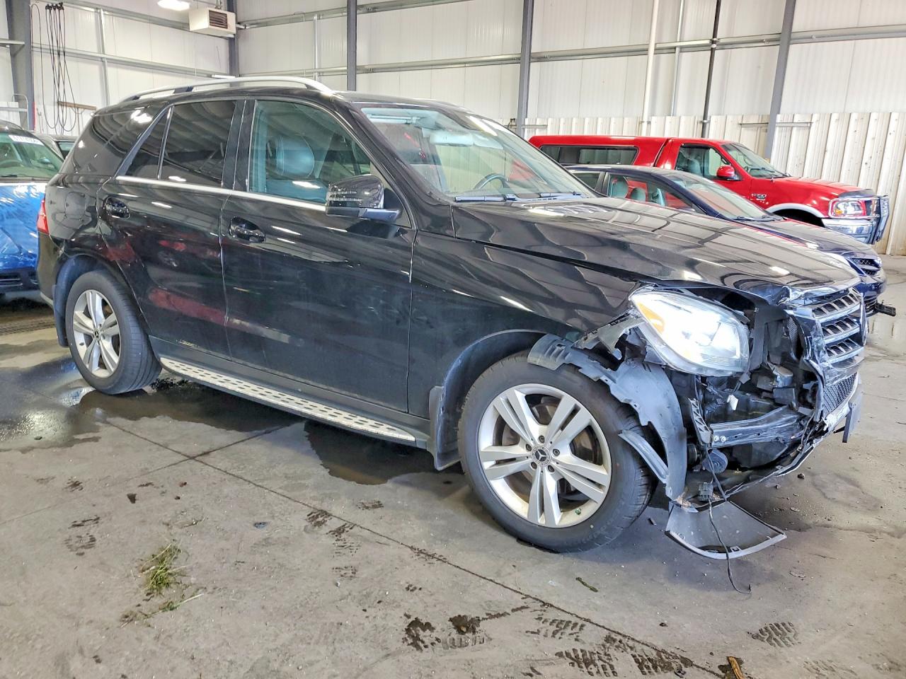 2014 Mercedes-benz Ml 350 4matic Black vin: 4JGDA5HB6EA330739