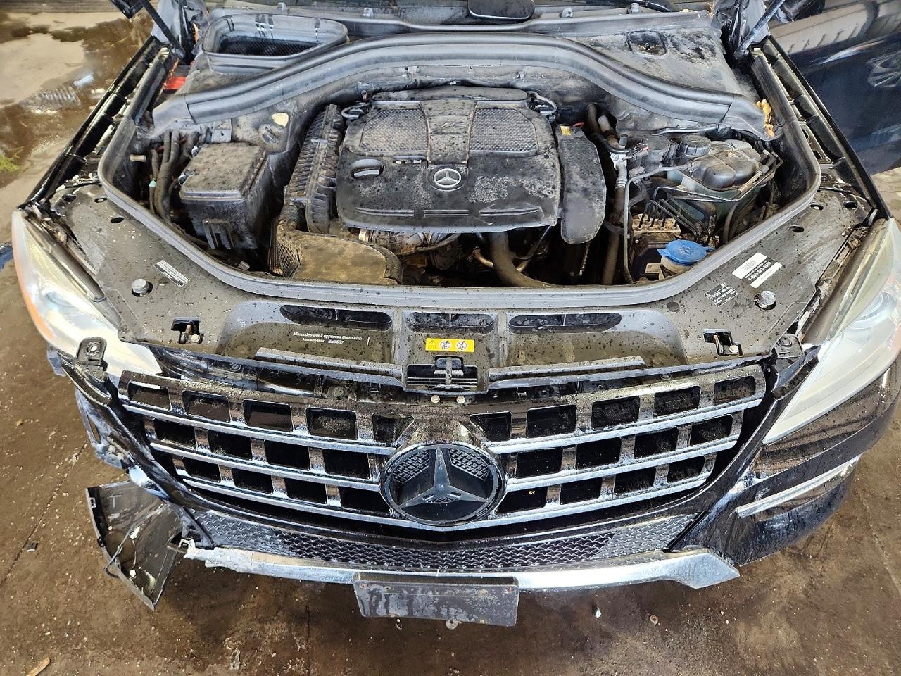 2014 Mercedes-benz Ml 350 4matic Black vin: 4JGDA5HB6EA330739