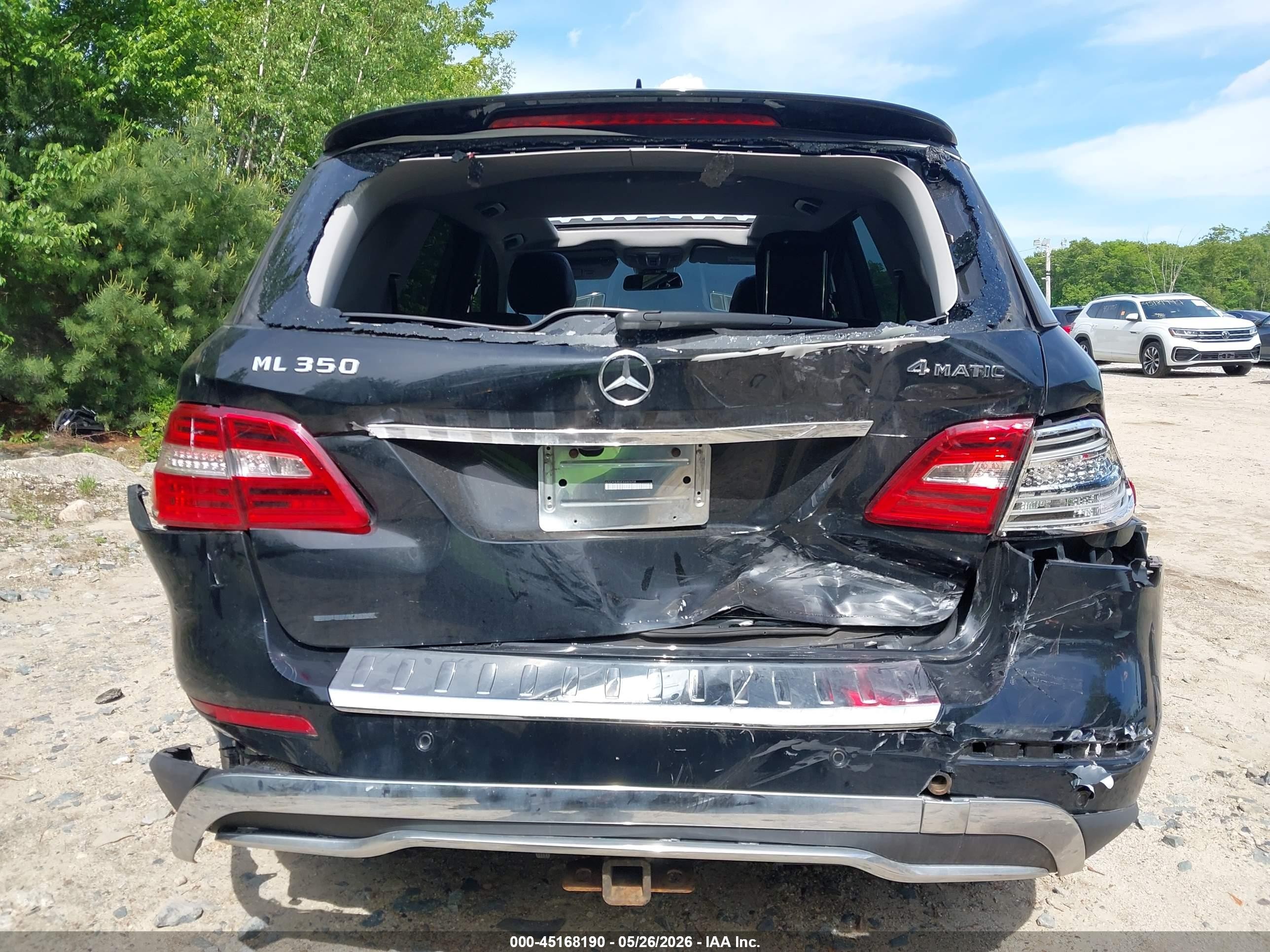 2015 Mercedes-benz Ml 350 4matic Черный vin: 4JGDA5HB6FA440658