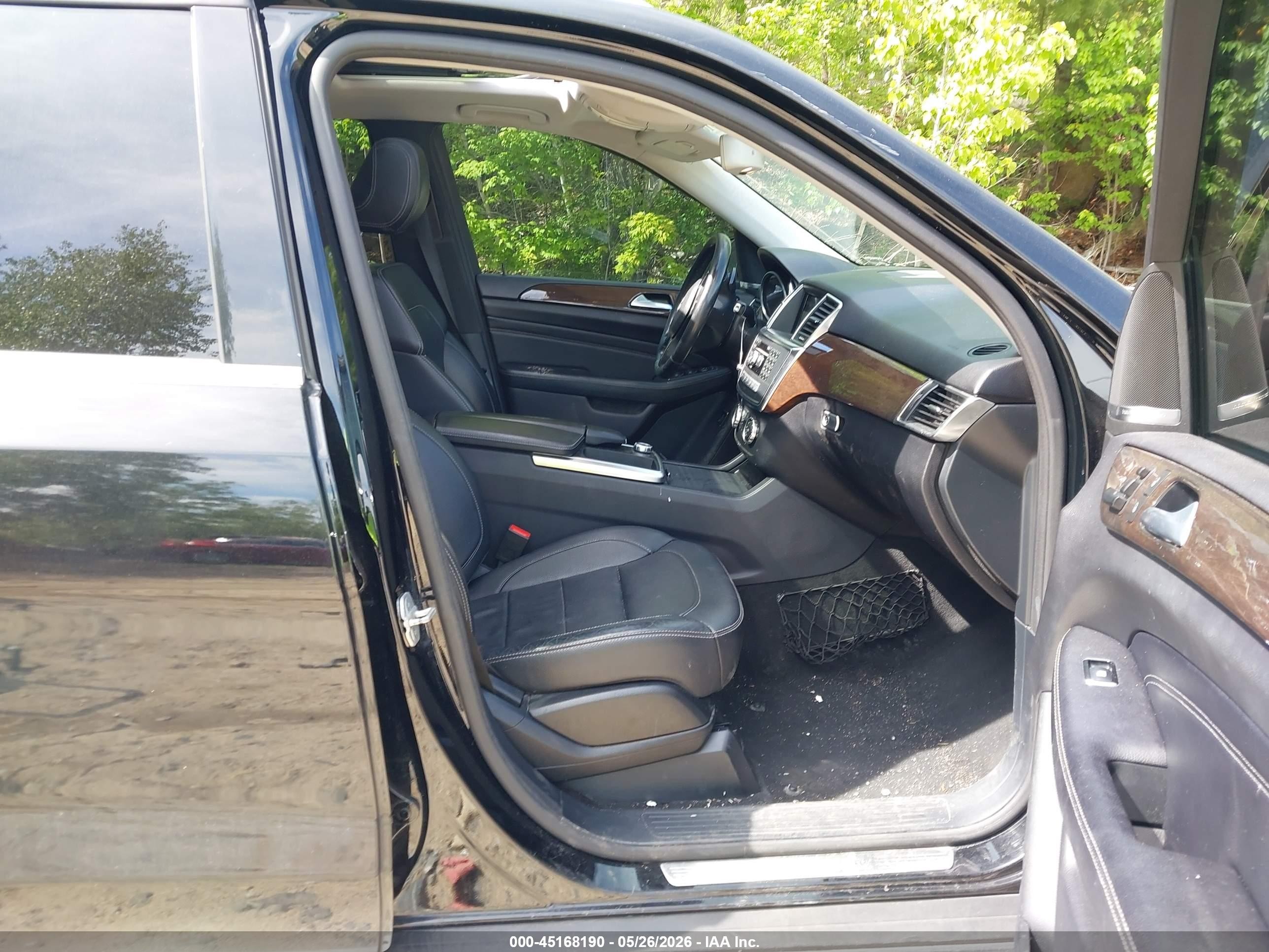 2015 Mercedes-benz Ml 350 4matic Черный vin: 4JGDA5HB6FA440658