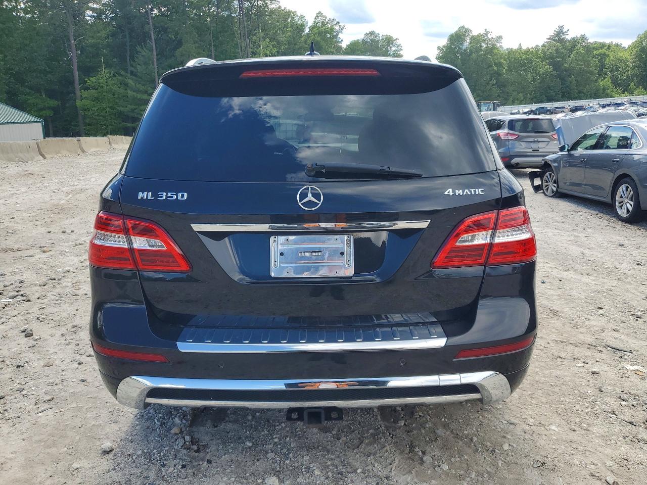 2015 Mercedes-benz Ml 350 4matic Black vin: 4JGDA5HB6FA493716