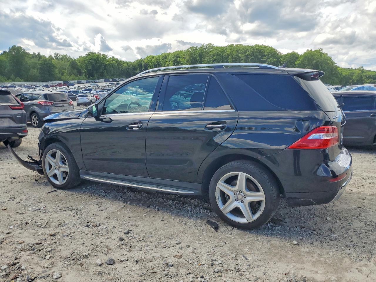 2015 Mercedes-benz Ml 350 4matic Black vin: 4JGDA5HB6FA493716