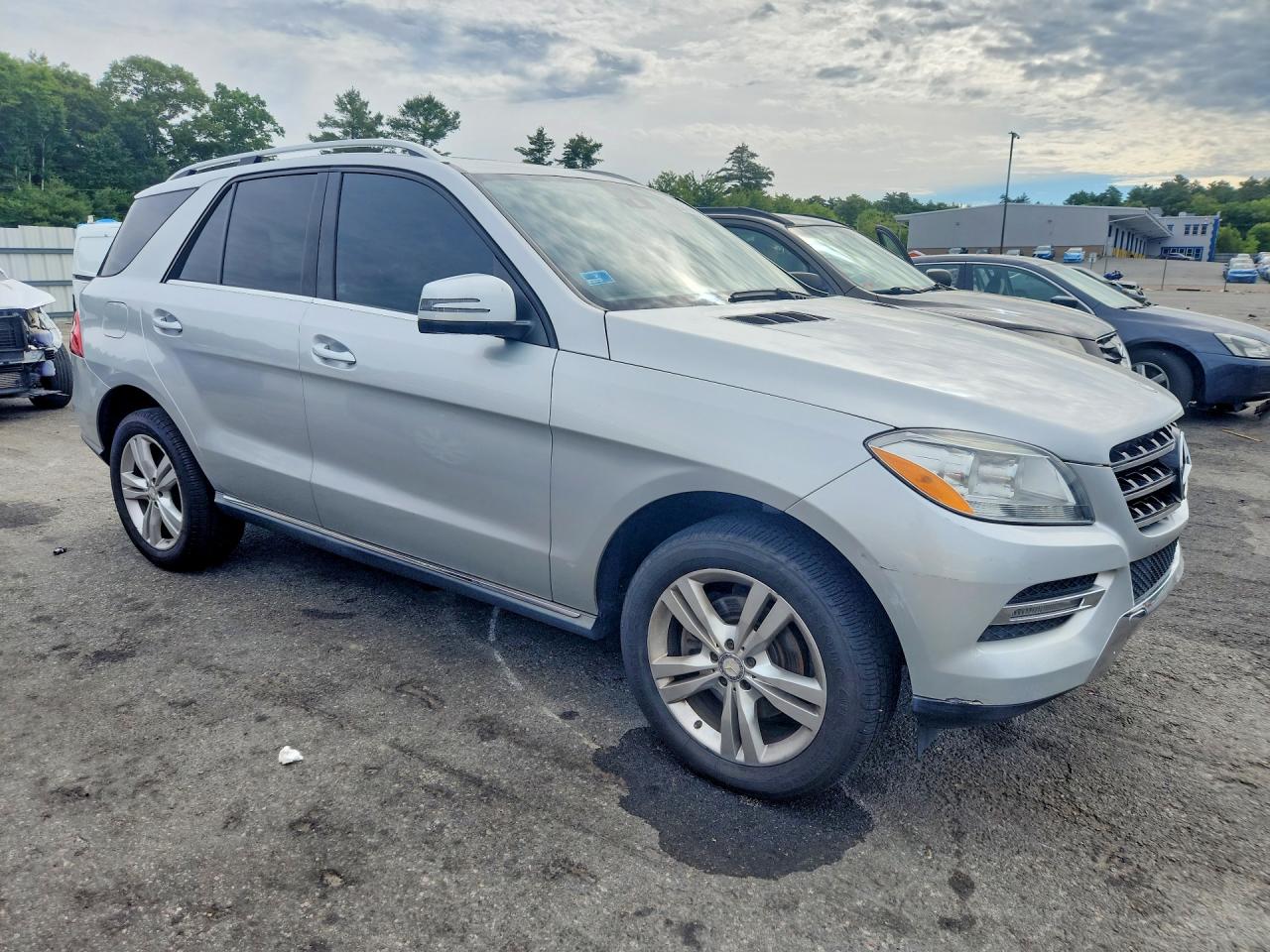 2015 Mercedes-benz Ml 350 4matic Серебряный vin: 4JGDA5HB6FA512524