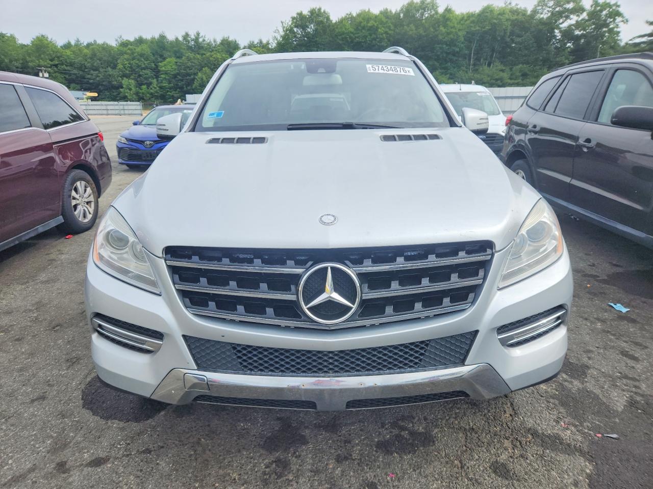 2015 Mercedes-benz Ml 350 4matic Серебряный vin: 4JGDA5HB6FA512524