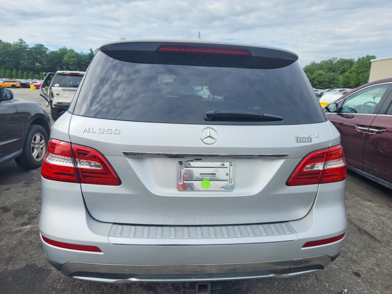 2015 Mercedes-benz Ml 350 4matic Серебряный vin: 4JGDA5HB6FA512524