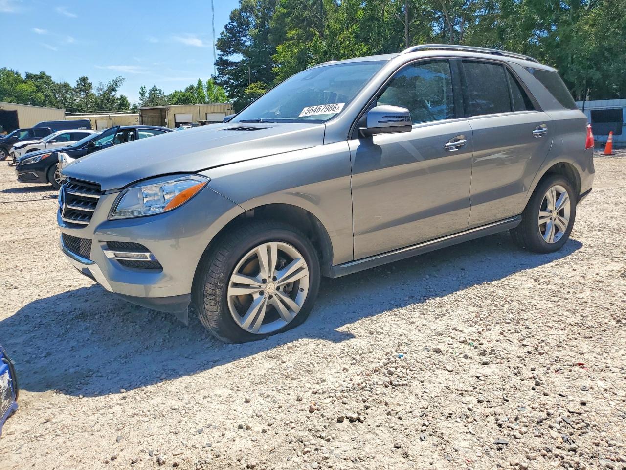 2015 Mercedes-benz Ml 350 4matic Серый vin: 4JGDA5HB6FA516296