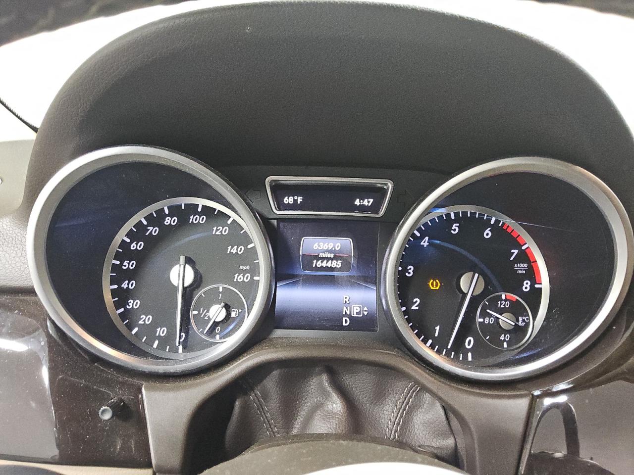 2015 Mercedes-benz Ml 350 4matic White vin: 4JGDA5HB6FA545782 Damage: Warning - Tire Pressure, On, Unacceptable