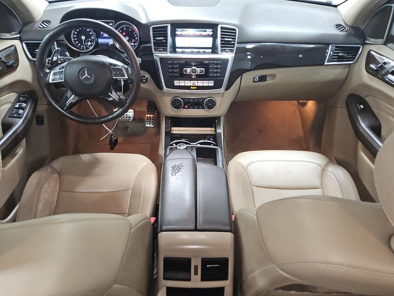 2015 Mercedes-benz Ml 350 4matic White vin: 4JGDA5HB6FA545782 Damage: Console Cover, Torn, 2 To 3 Inches