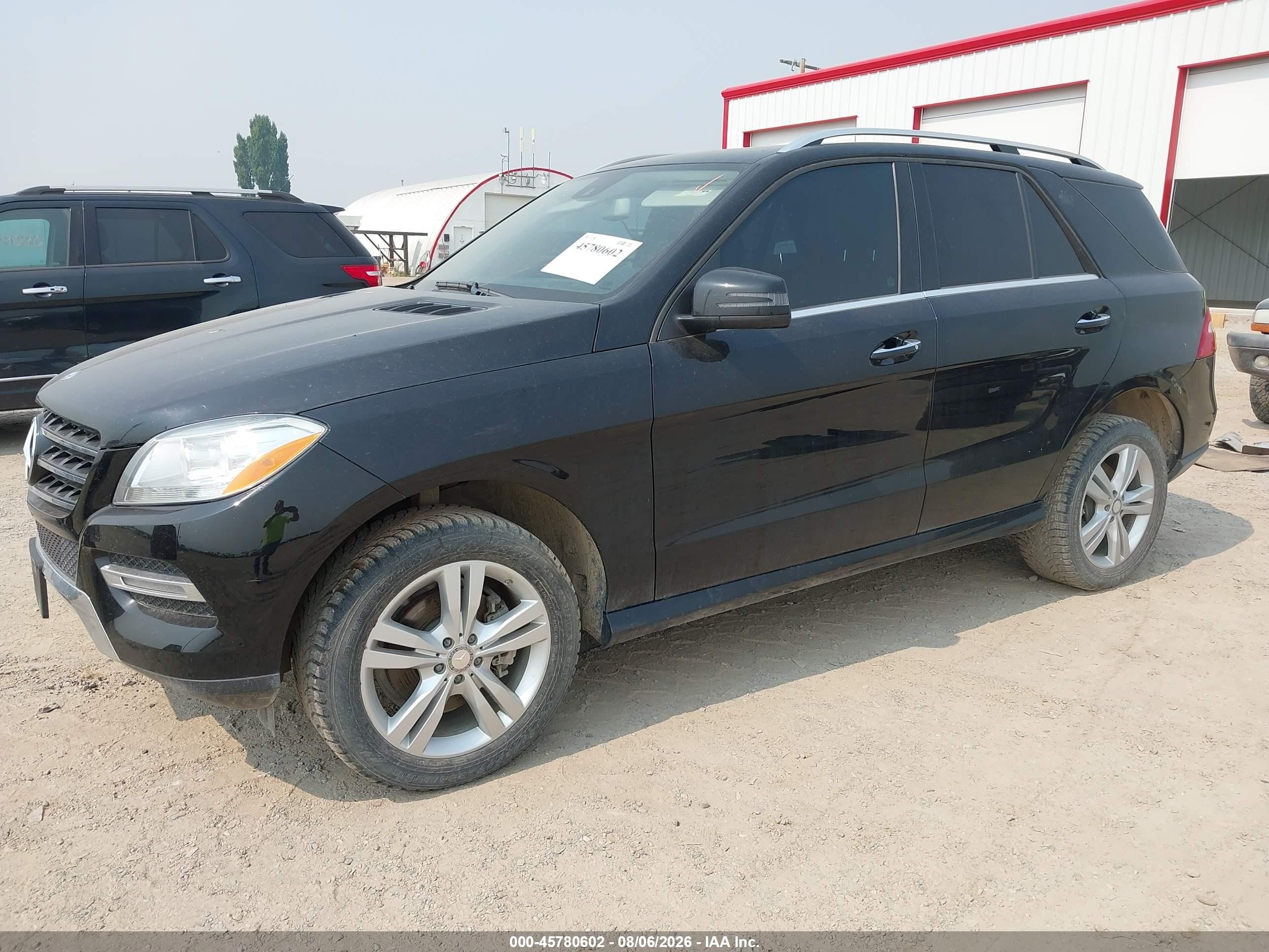 2015 Mercedes-benz Ml 350 4matic Black vin: 4JGDA5HB6FA552036