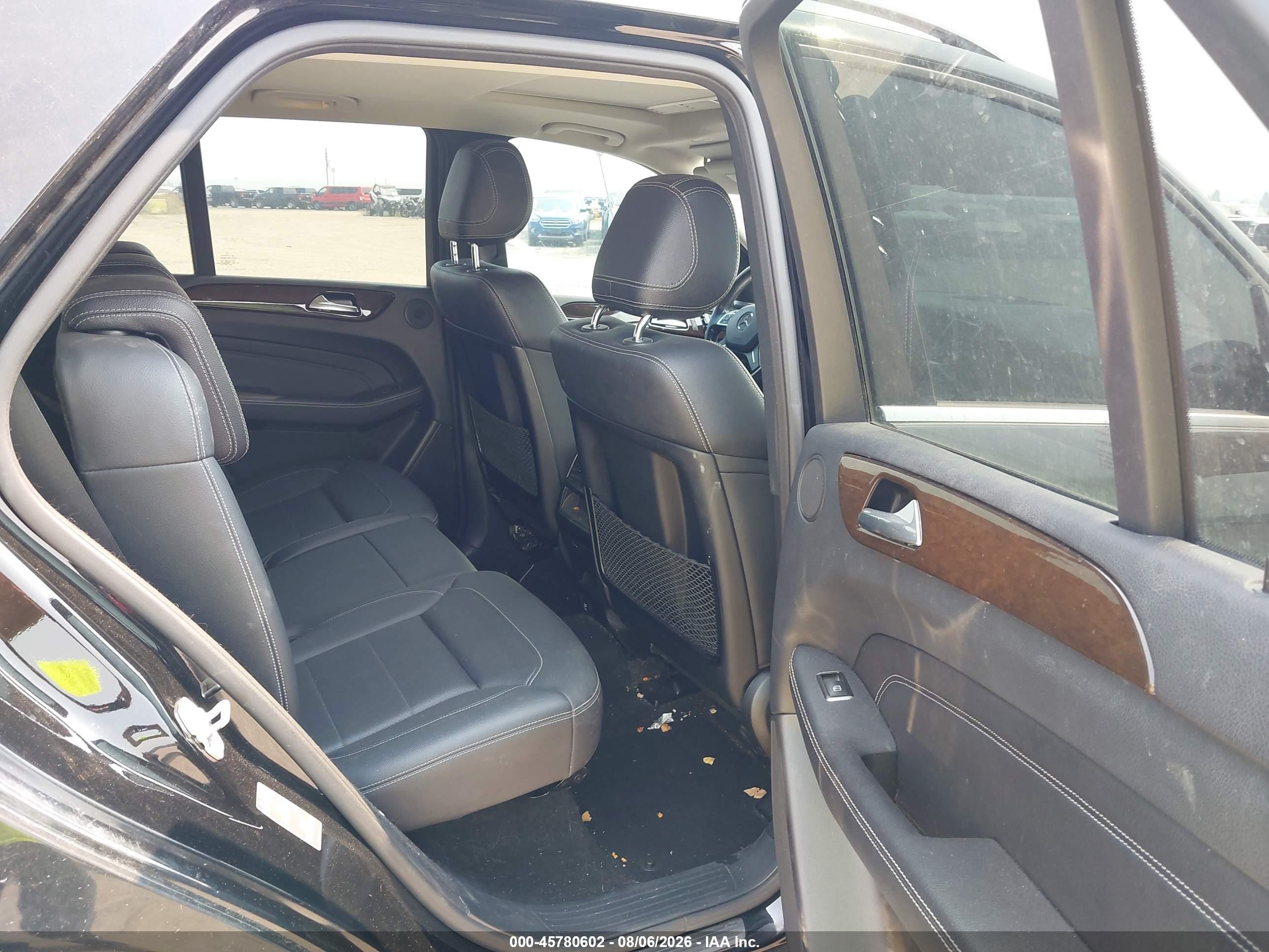 2015 Mercedes-benz Ml 350 4matic Black vin: 4JGDA5HB6FA552036