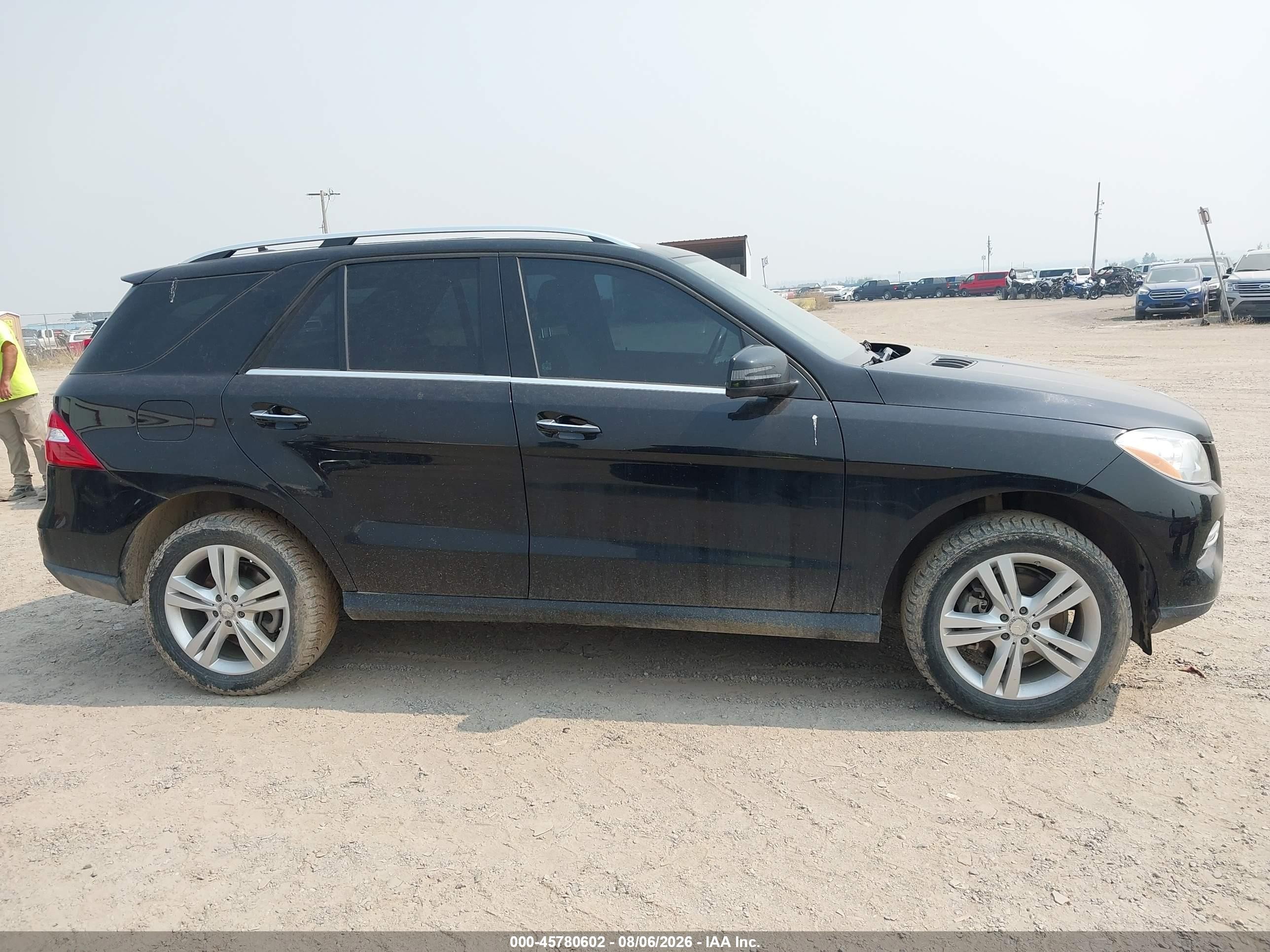 2015 Mercedes-benz Ml 350 4matic Black vin: 4JGDA5HB6FA552036