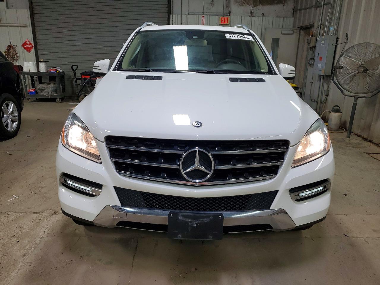 2015 Mercedes-benz Ml 350 4matic White vin: 4JGDA5HB6FA563215