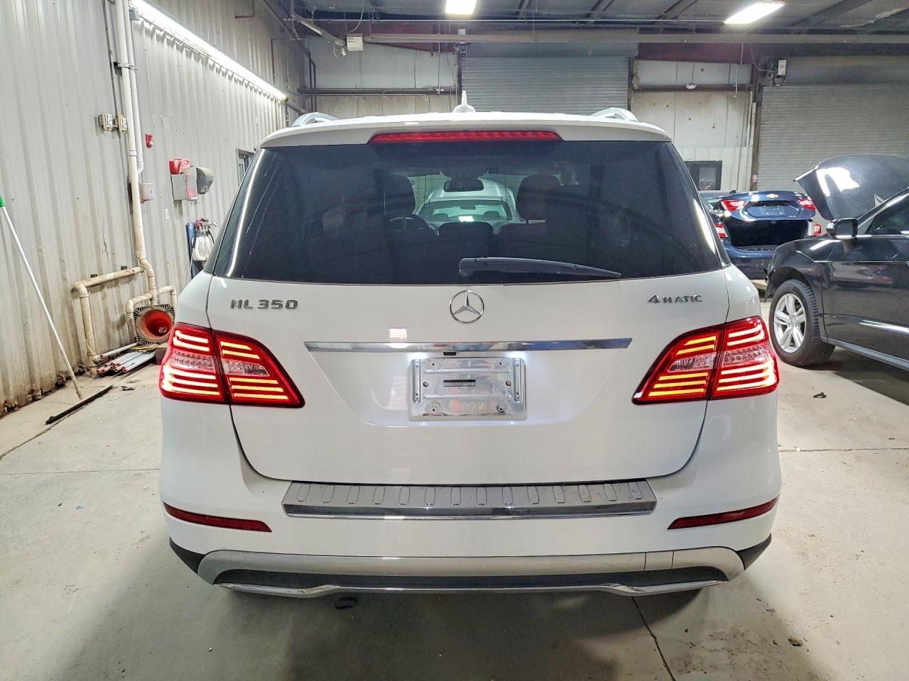 2015 Mercedes-benz Ml 350 4matic White vin: 4JGDA5HB6FA563215