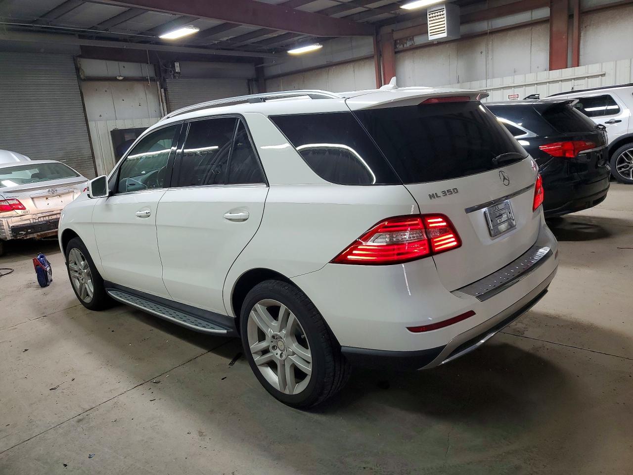 2015 Mercedes-benz Ml 350 4matic White vin: 4JGDA5HB6FA563215