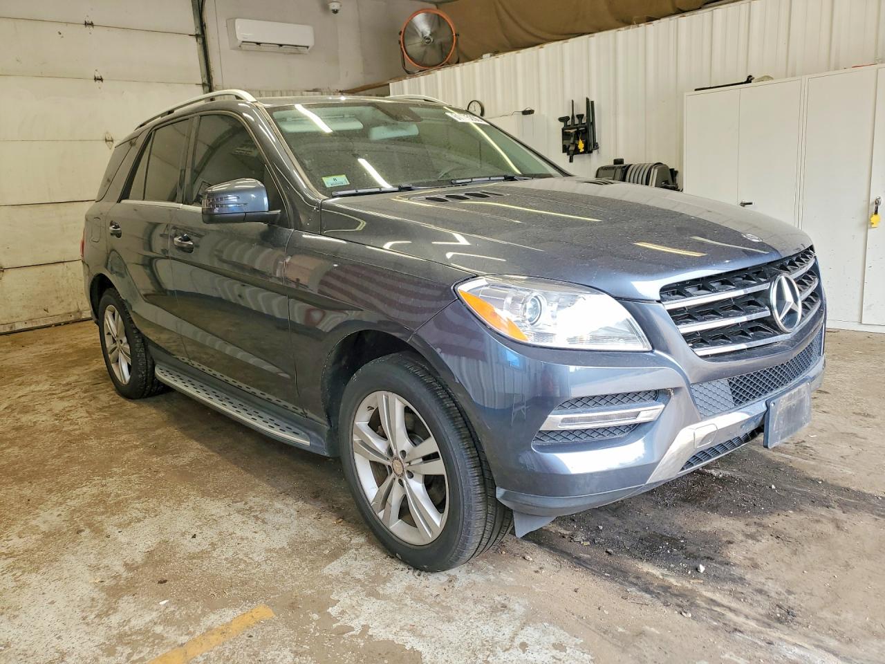 2015 Mercedes-benz Ml 350 4matic Gray vin: 4JGDA5HB6FA564347