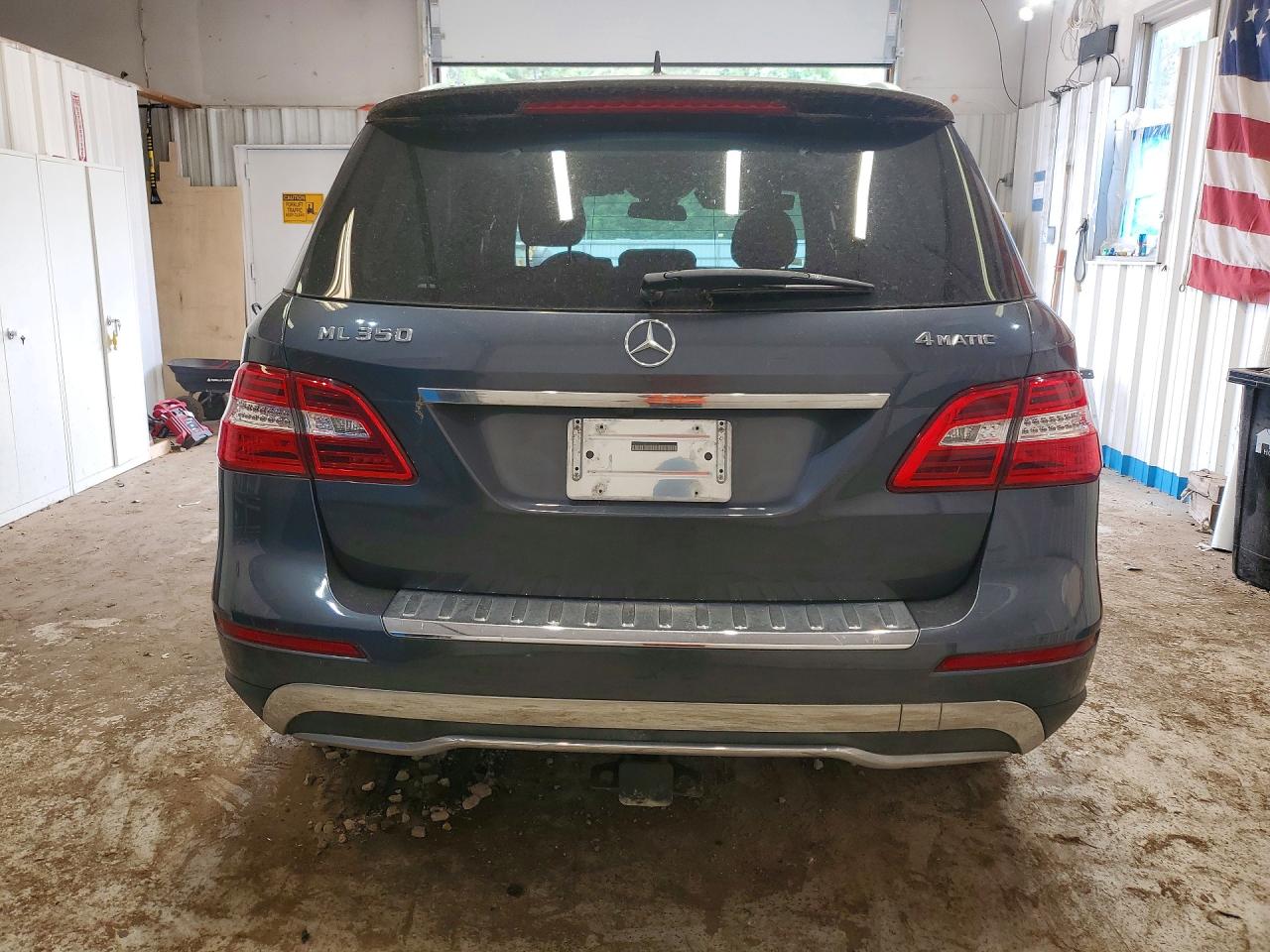 2015 Mercedes-benz Ml 350 4matic Gray vin: 4JGDA5HB6FA564347