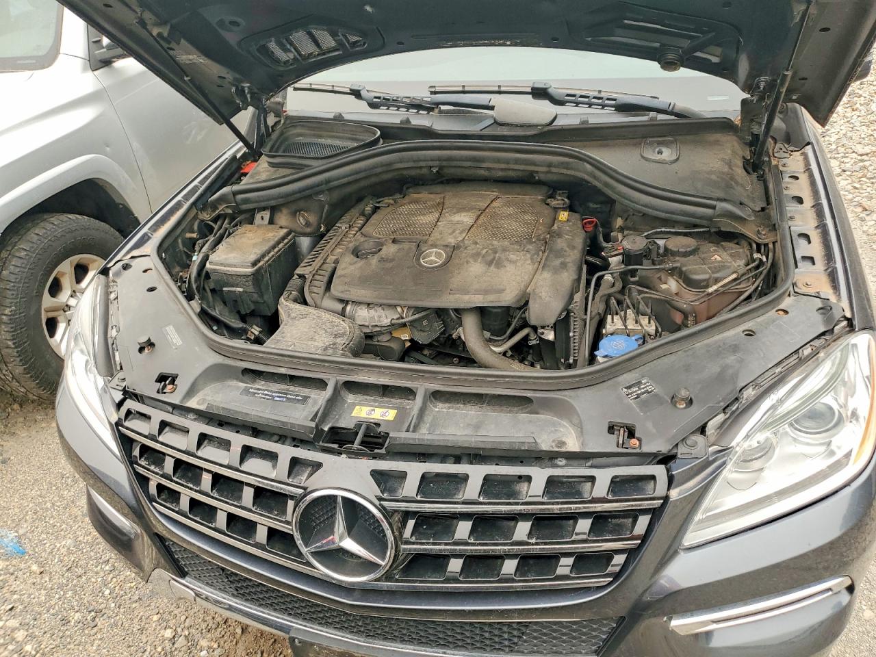 2015 Mercedes-benz Ml 350 4matic Gray vin: 4JGDA5HB6FA564347