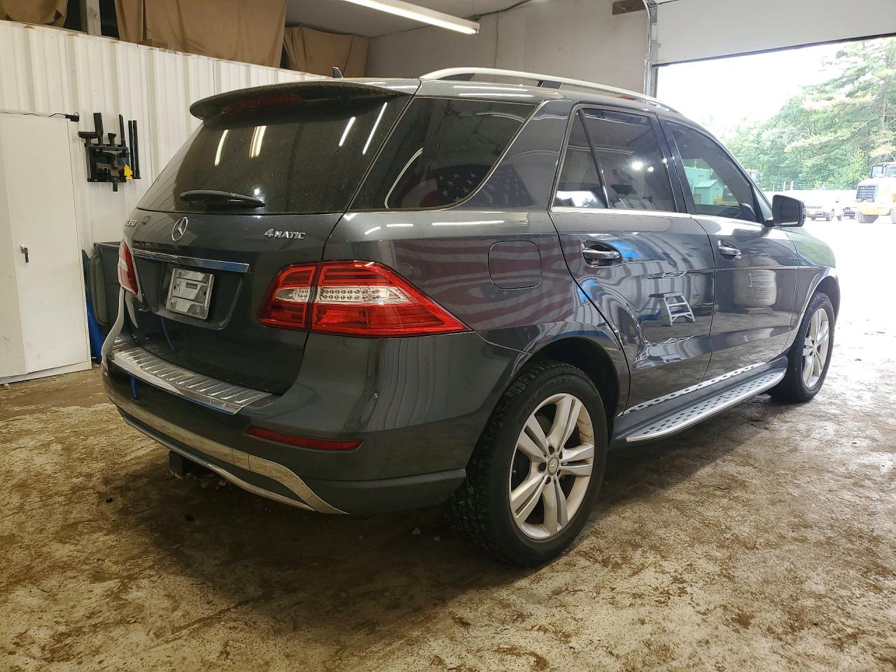 2015 Mercedes-benz Ml 350 4matic Gray vin: 4JGDA5HB6FA564347