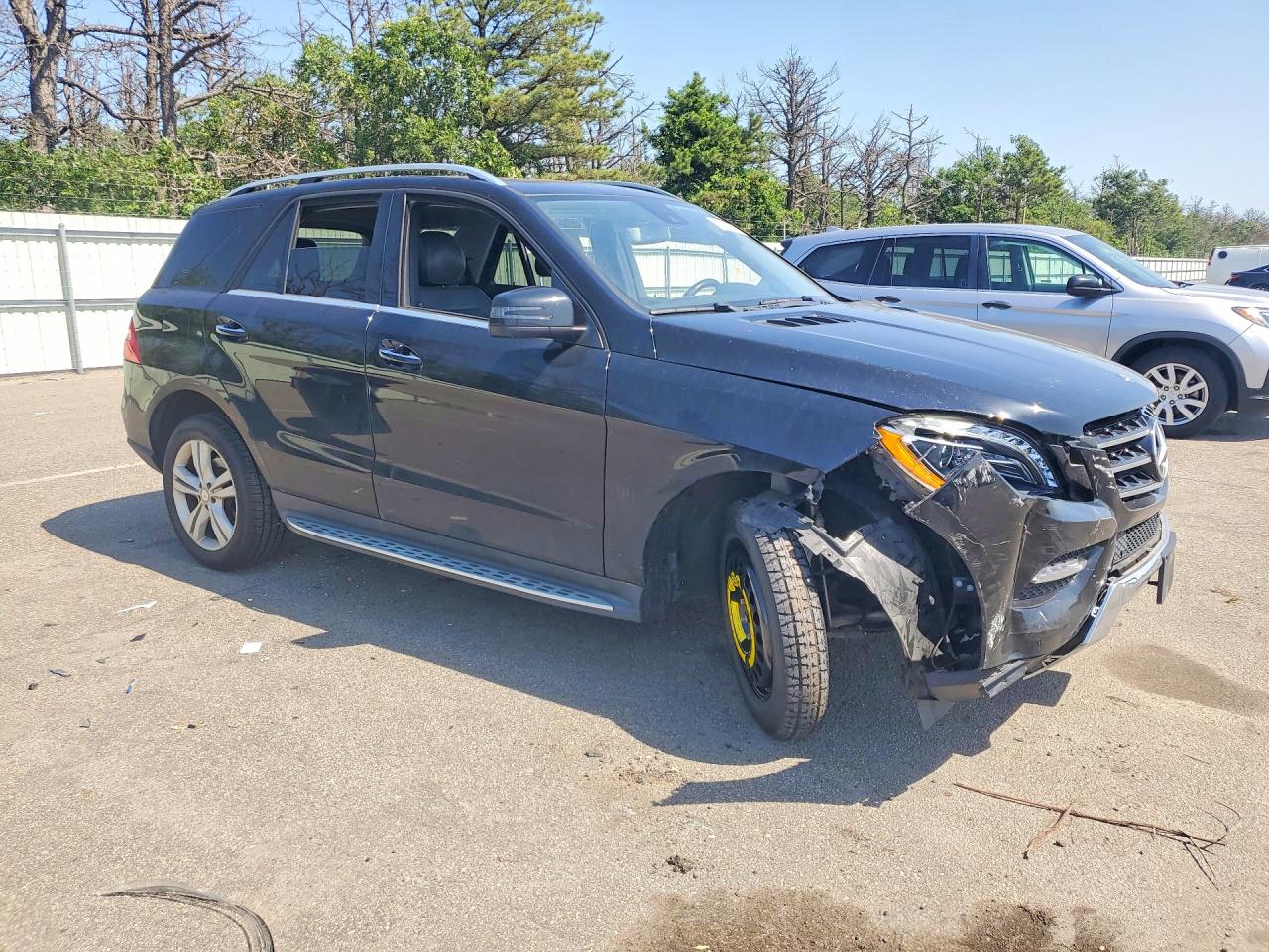 2015 Mercedes-benz Ml 350 4matic Black vin: 4JGDA5HB6FA571248