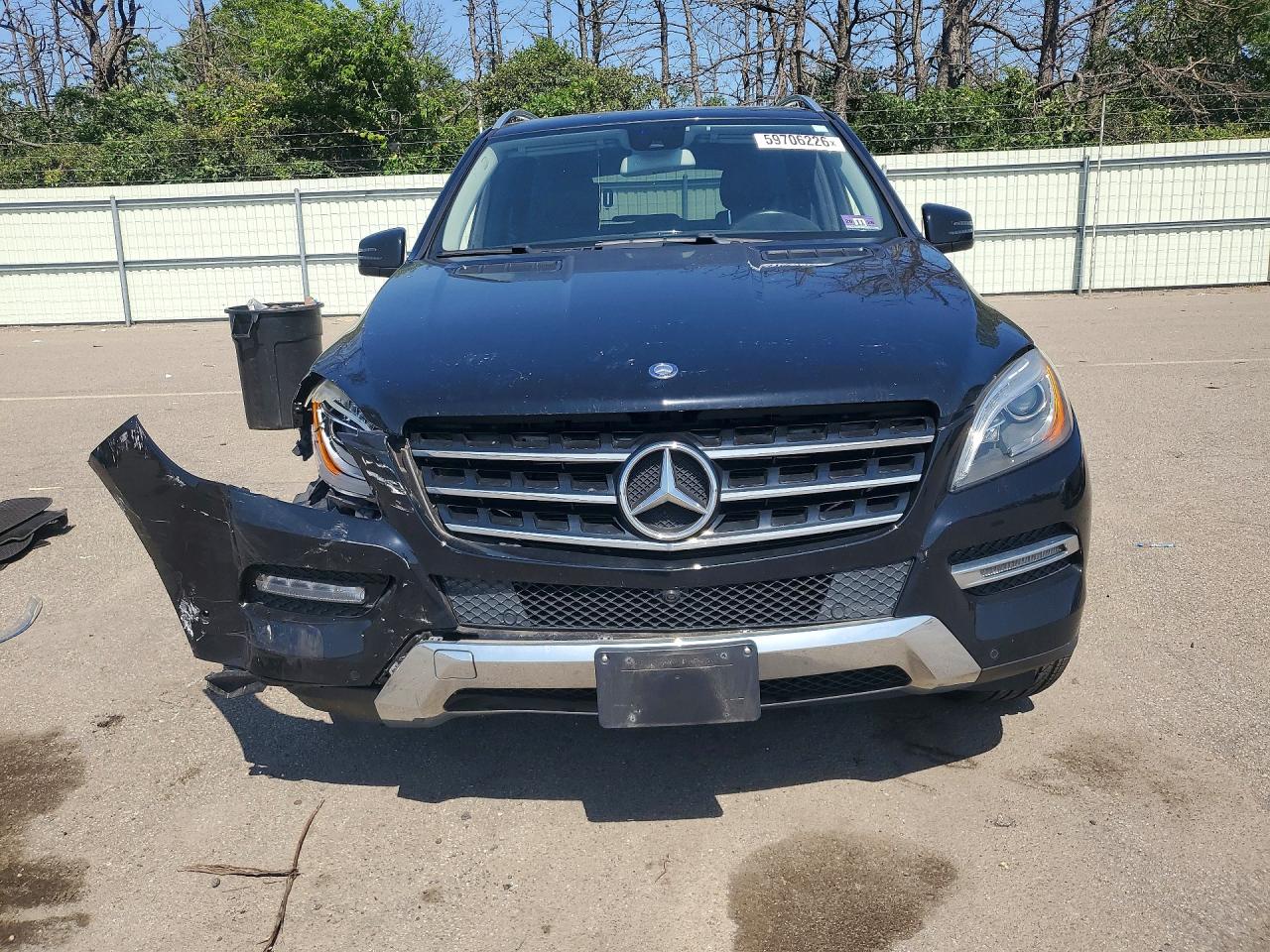 2015 Mercedes-benz Ml 350 4matic Black vin: 4JGDA5HB6FA571248