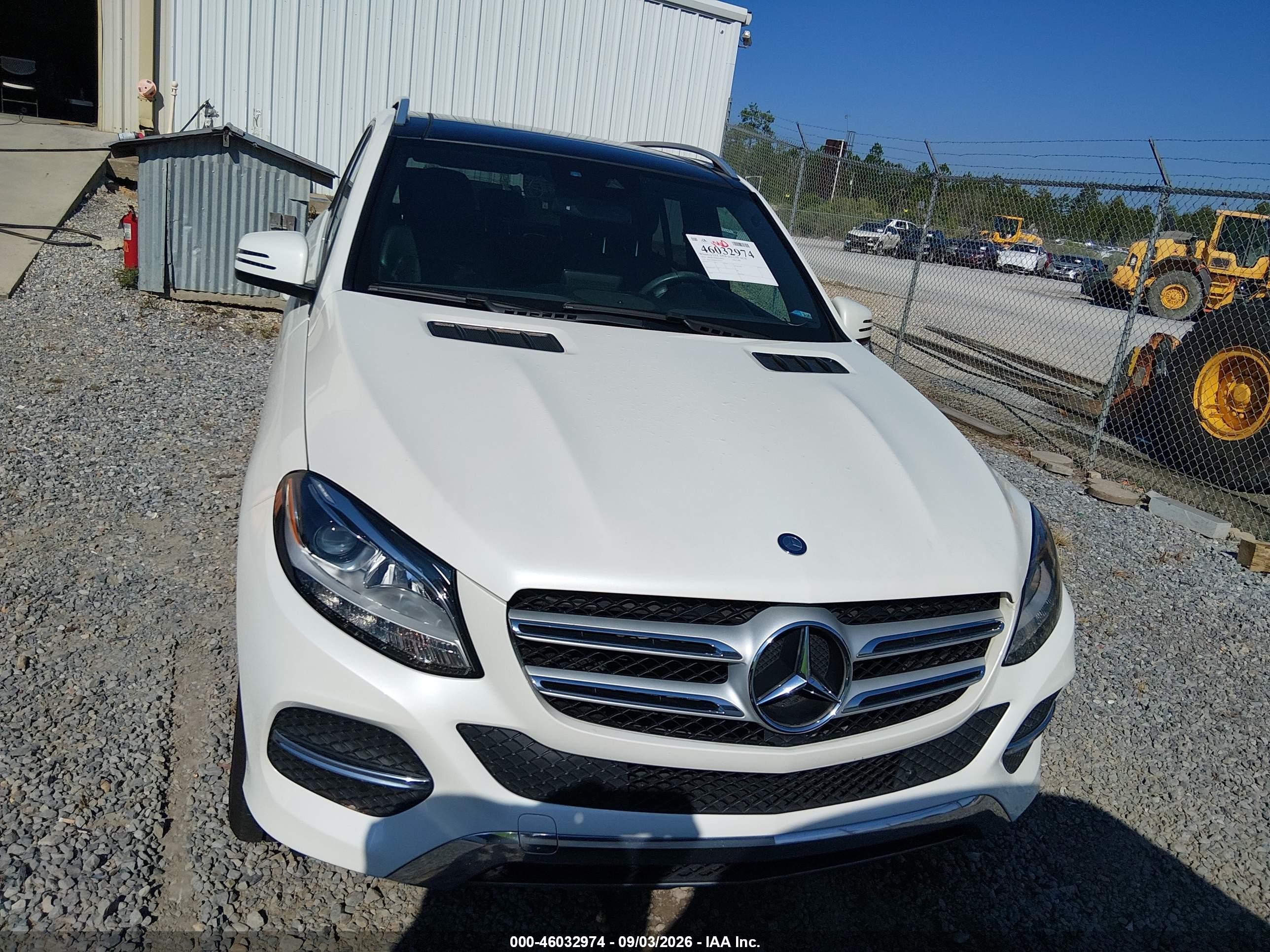 2016 Mercedes-benz Gle 350 4matic White vin: 4JGDA5HB6GA791653