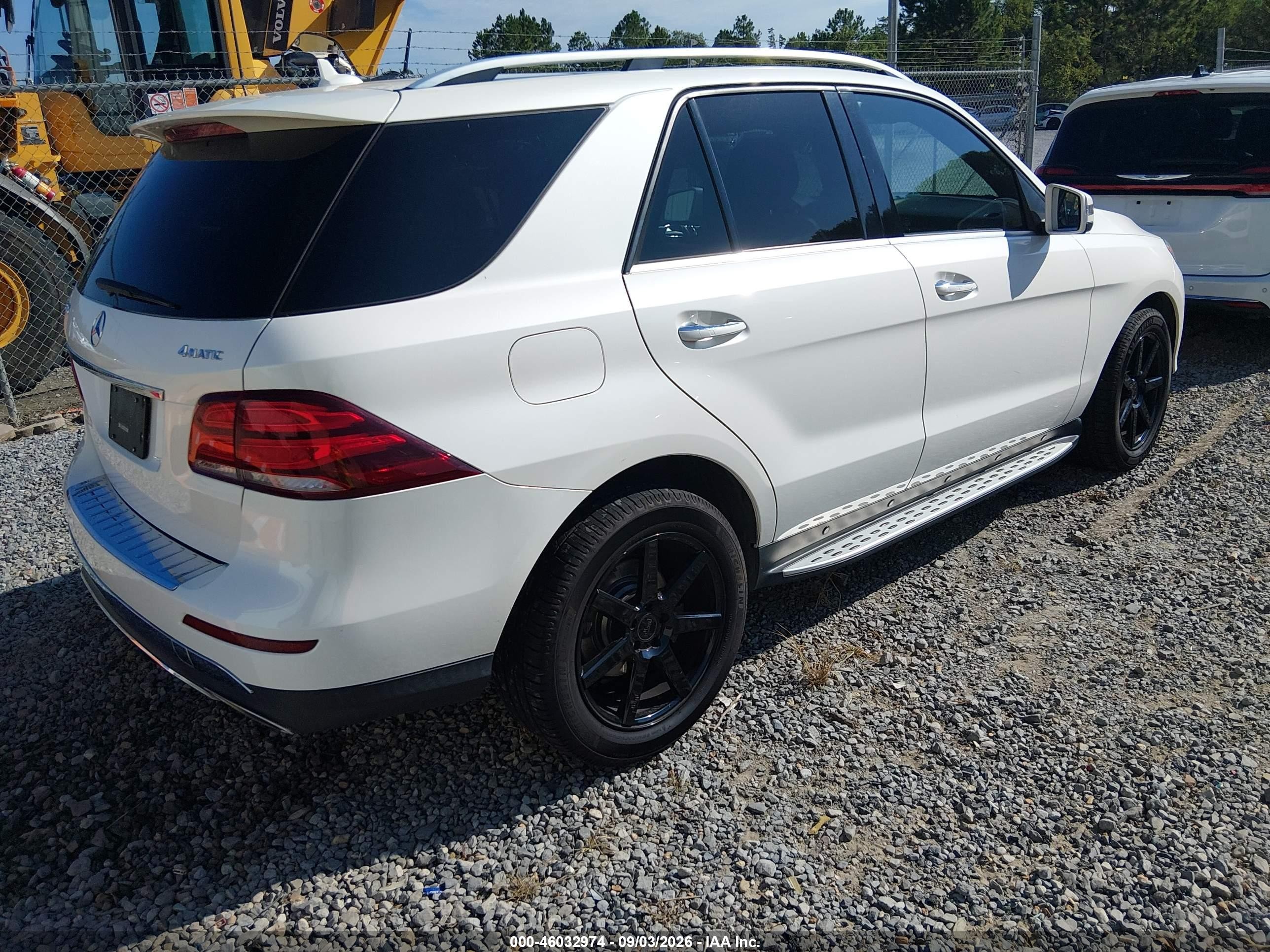 2016 Mercedes-benz Gle 350 4matic White vin: 4JGDA5HB6GA791653