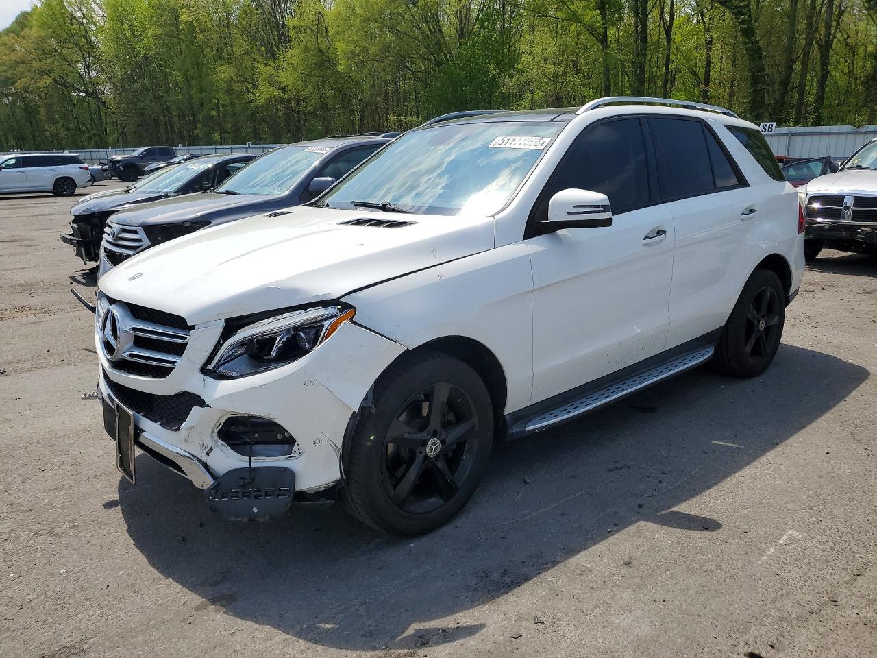 2018 Mercedes-benz Gle 350 4matic Белый vin: 4JGDA5HB6JA999457