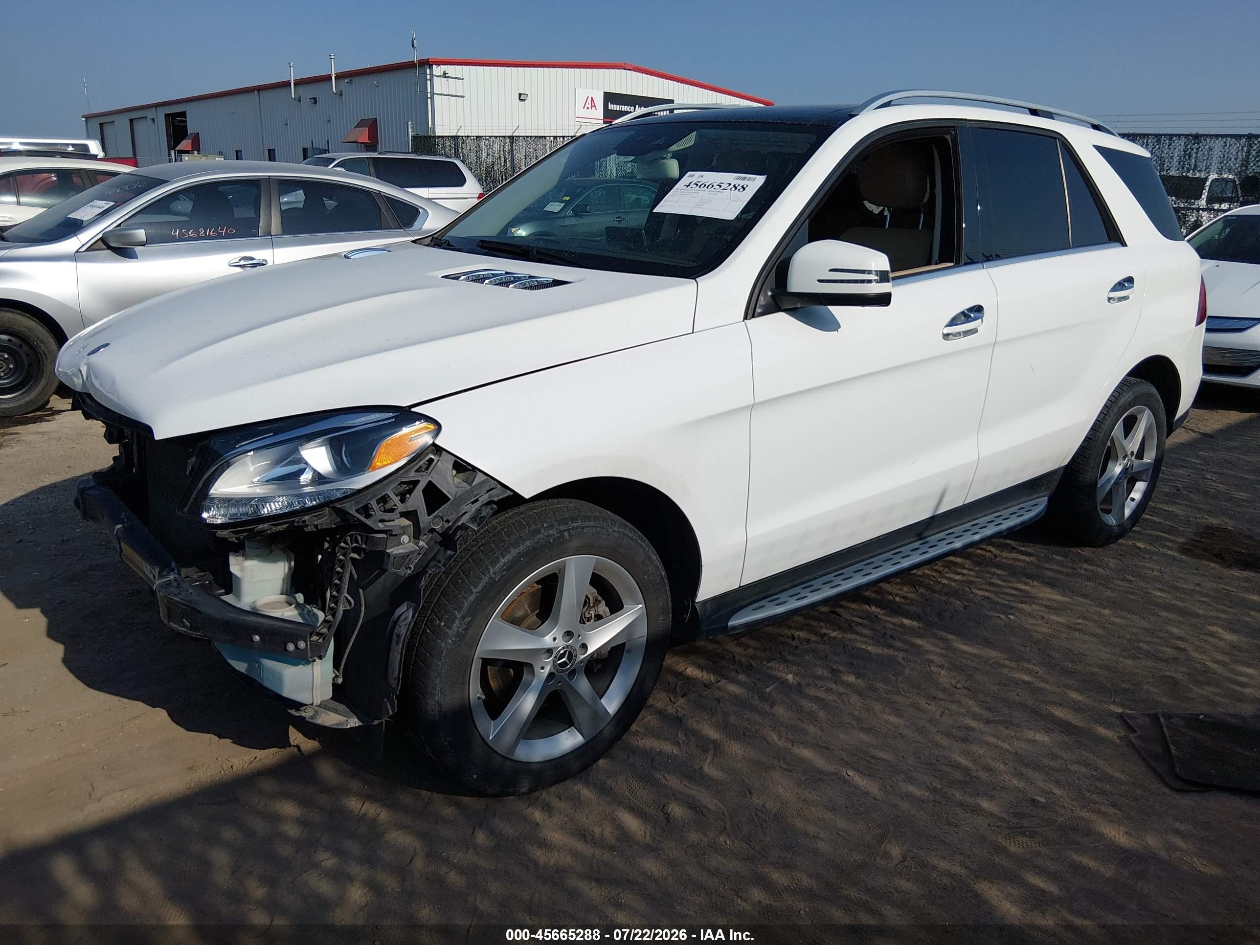 2018 Mercedes-benz Gle 350 4matic White vin: 4JGDA5HB6JB139777
