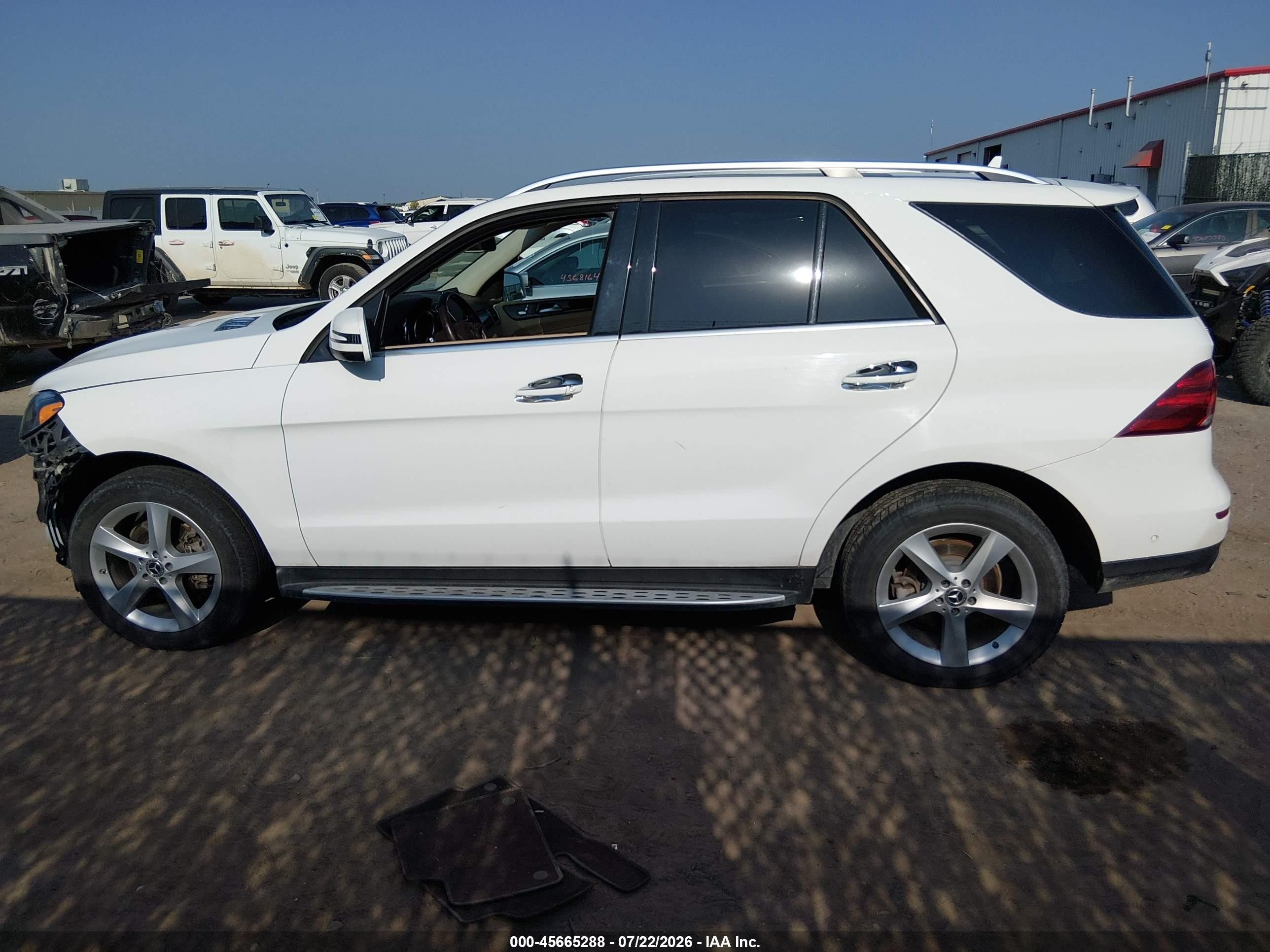 2018 Mercedes-benz Gle 350 4matic White vin: 4JGDA5HB6JB139777