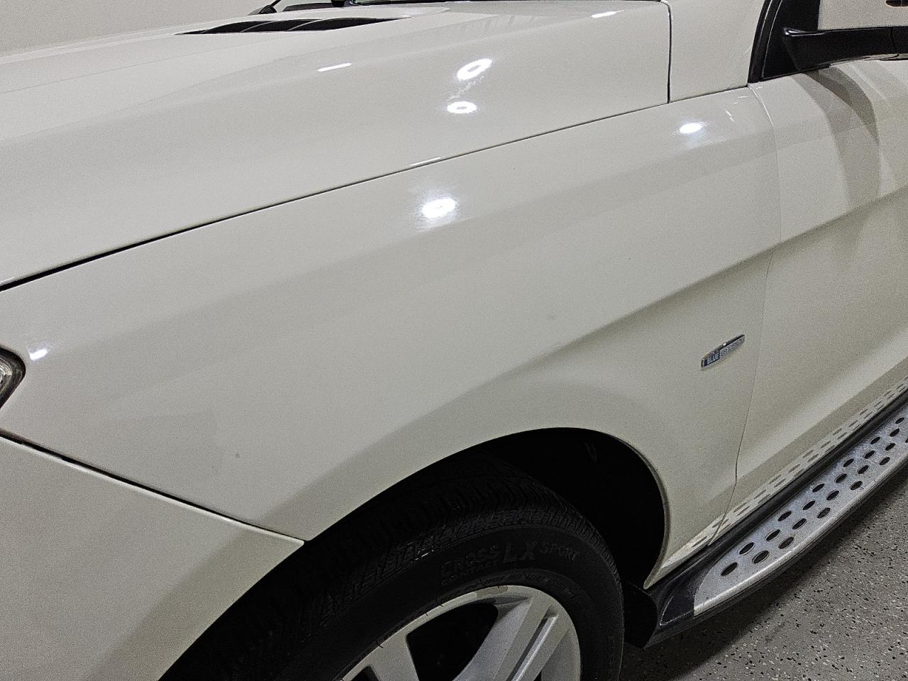 2012 Mercedes-benz Ml 350 4matic White vin: 4JGDA5HB7CA010391 Damage: Left Front Fender, Previous Repair, Substandard Repair