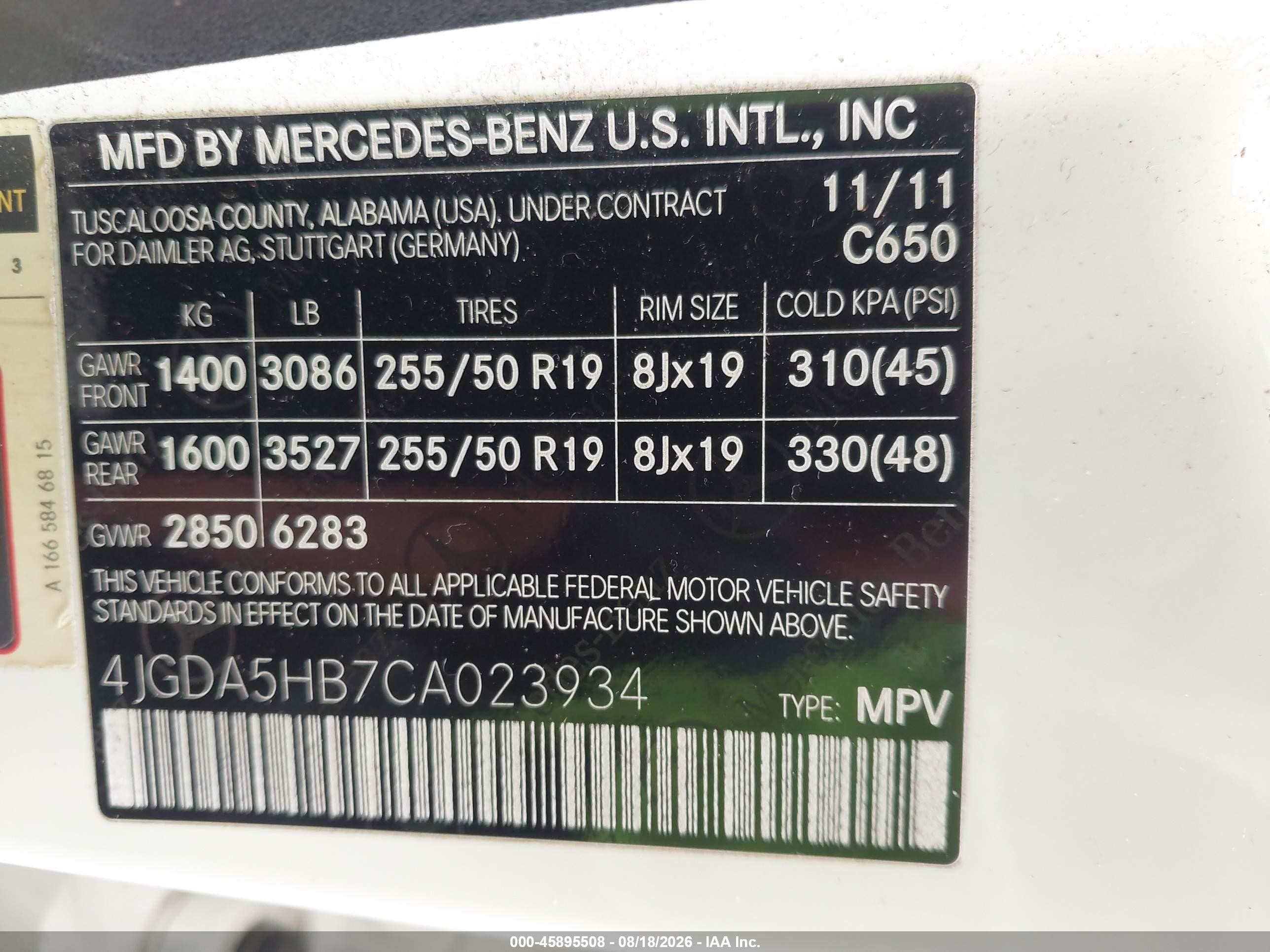 2012 Mercedes-benz Ml 350 4matic White vin: 4JGDA5HB7CA023934