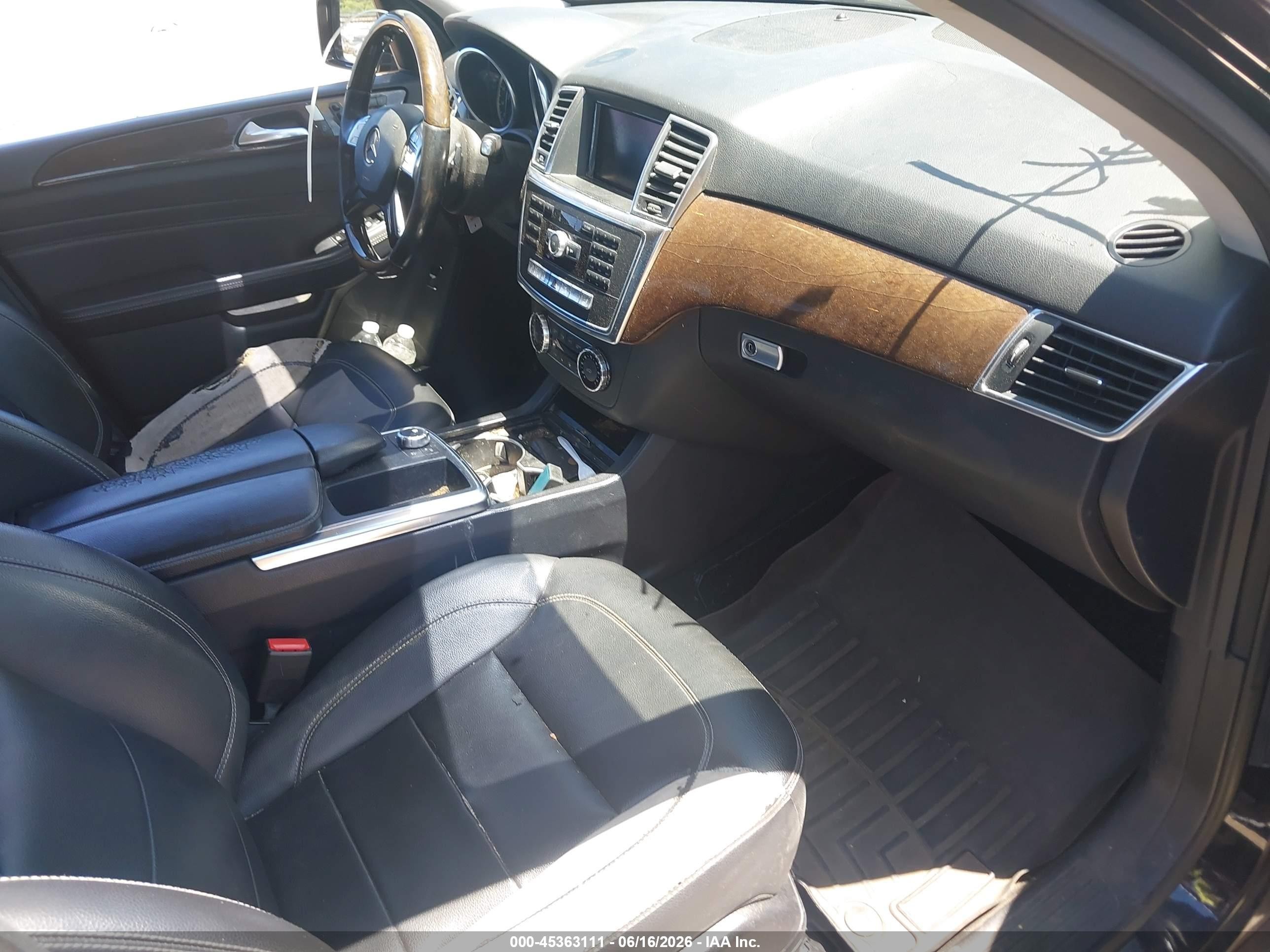 2012 Mercedes-benz Ml 350 4matic Черный vin: 4JGDA5HB7CA028793