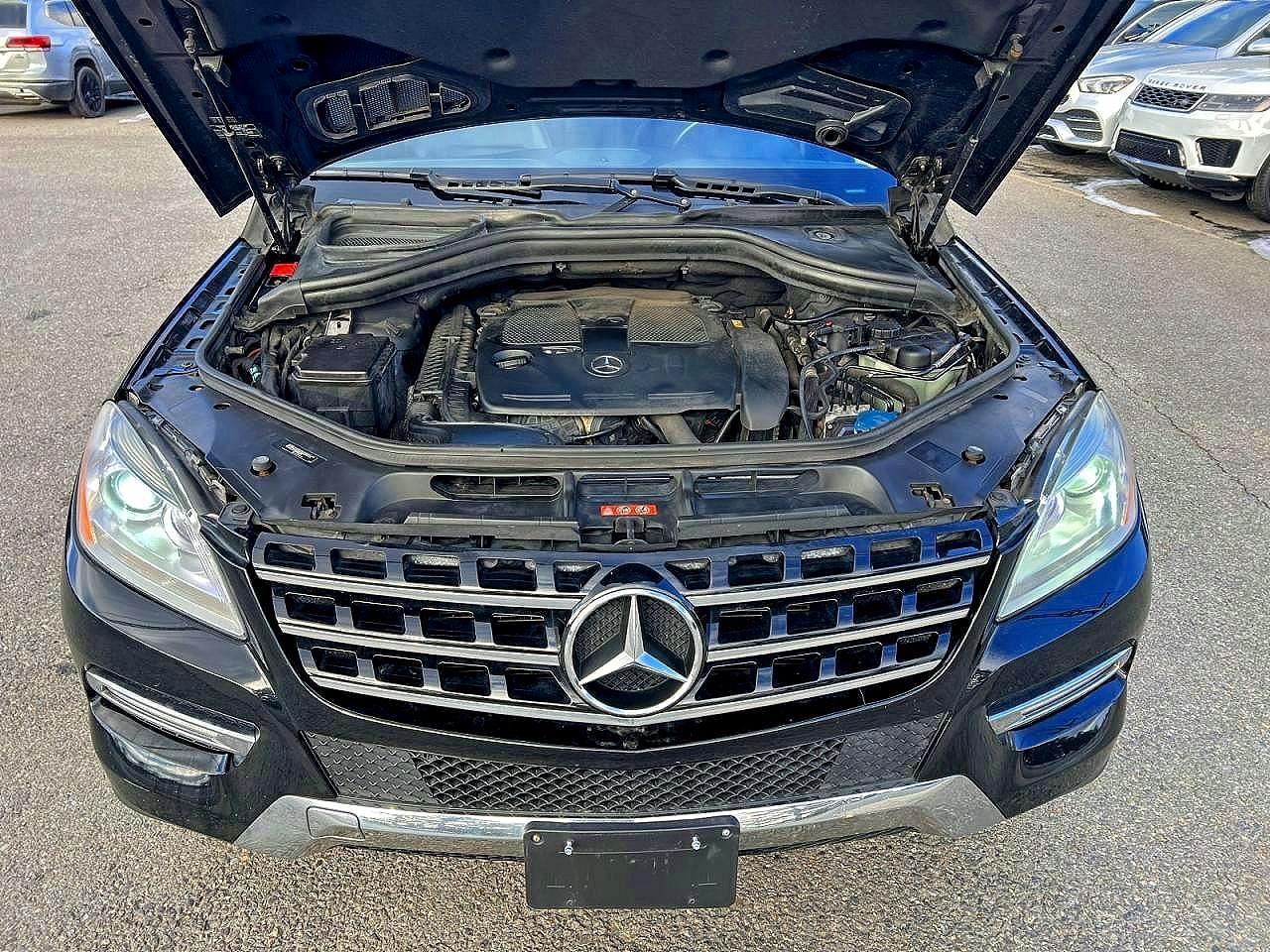 2012 Mercedes-benz Ml 350 4matic Black vin: 4JGDA5HB7CA030625